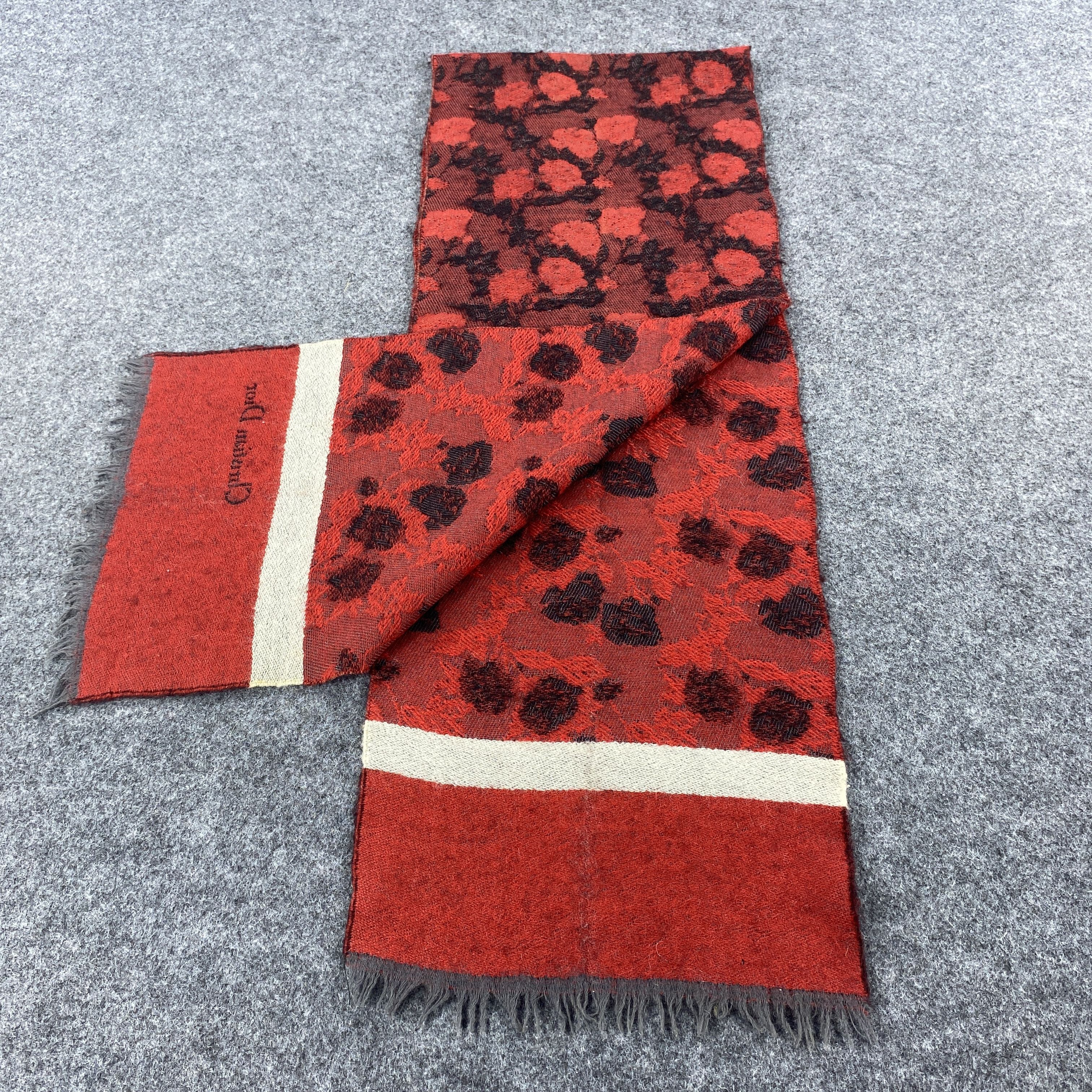 Christian Dior Monsieur × Vintage Christian Dior Scarf # Muffler # Neckwear # D473 Size ONE SIZE - 4 Thumbnail