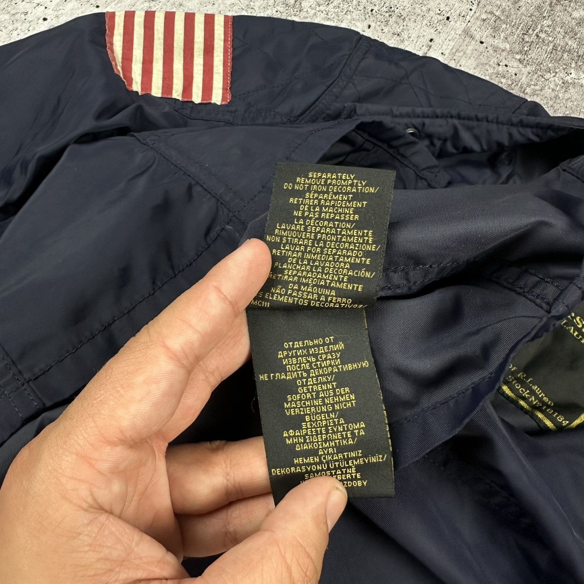 Denim & Supply Ralph Lauren Vintage Denim Supply Ralph Lauren Nylon American Jacket Size US XS / EU 42 / 0 - 12 Thumbnail