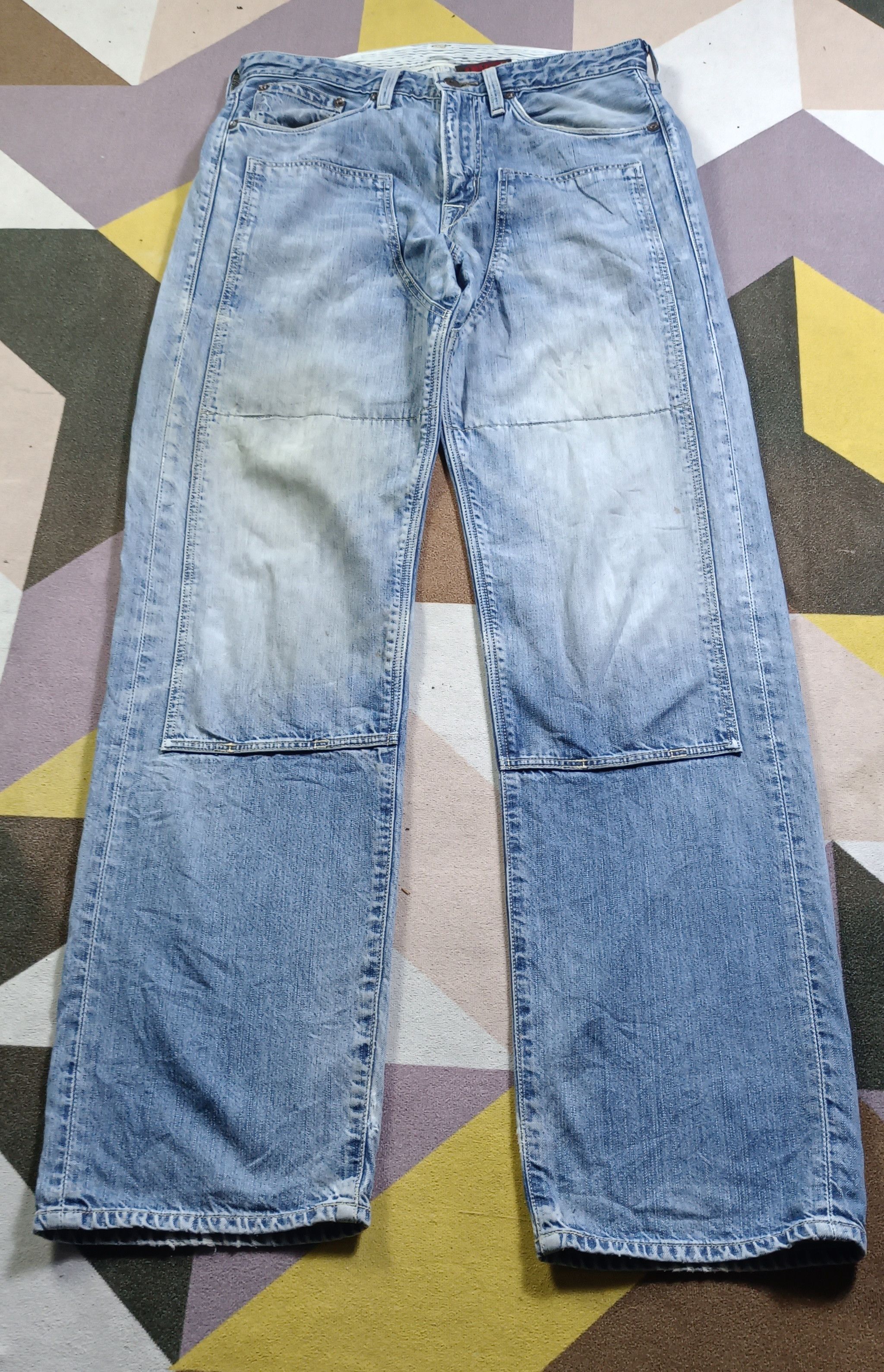 Levi's 🔥🔥Vintage 90s Levis Classic Double Knee Distressed Denim Size US 30 / EU 46 - 1 Thumbnail