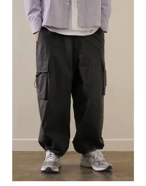 Japanese Brand 20AW Indigo Union Japan Black Straight Leg Worker Joggers Size US 32 / EU 48 - 1 Thumbnail