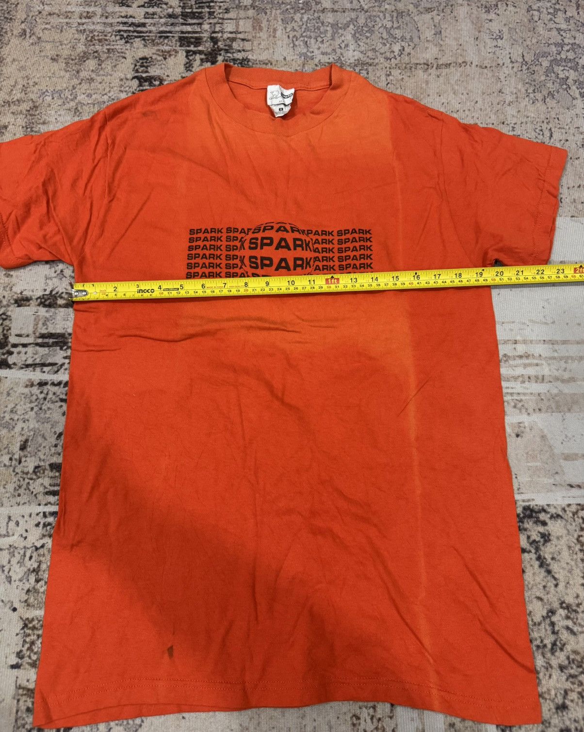 Vintage vintage SPARK - retro skate tee Size US M / EU 48-50 / 2 - 7 Thumbnail
