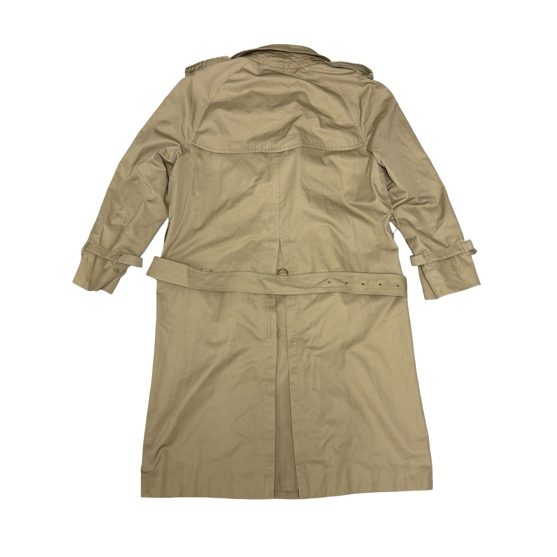 Burberry Vintage Burberry Trench Coat 80s Made In England Nova Check Size US L / EU 52-54 / 3 - 3 Thumbnail