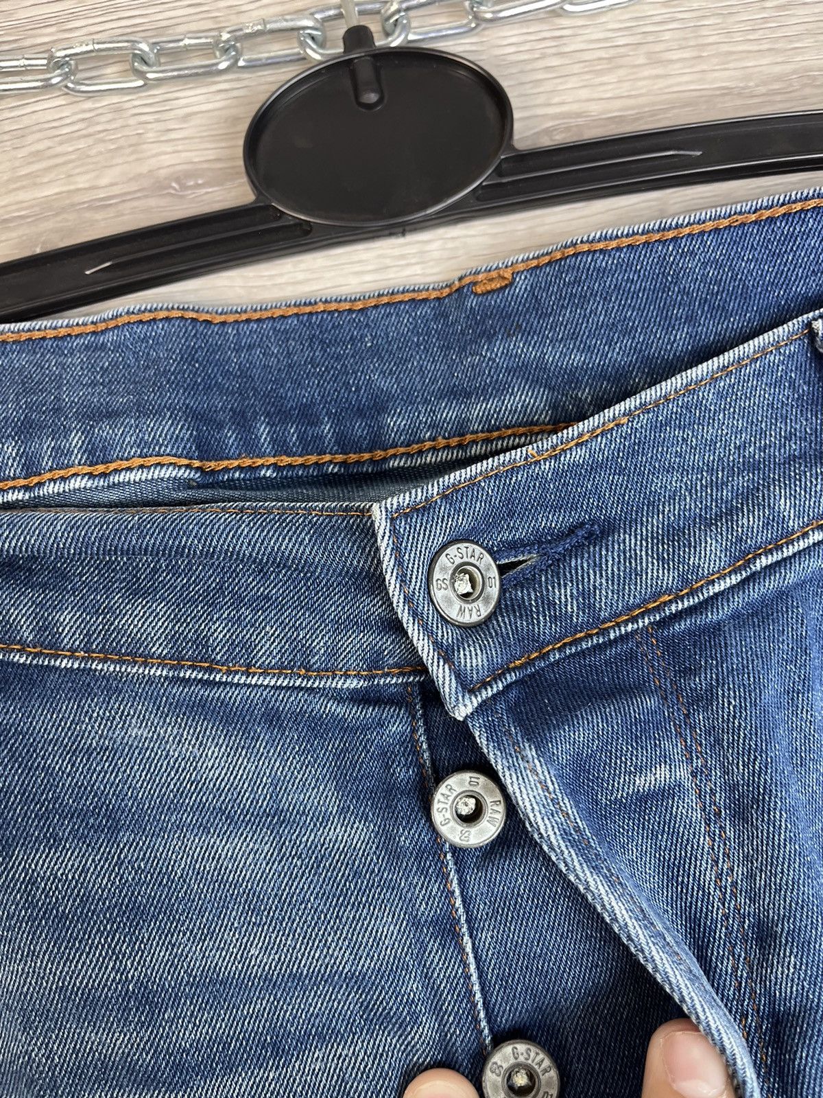G-Star MENS JEANS G-STAR RAW DENIM Y2K VINTAGE USA Size US 34 / EU 50 - 7 Thumbnail