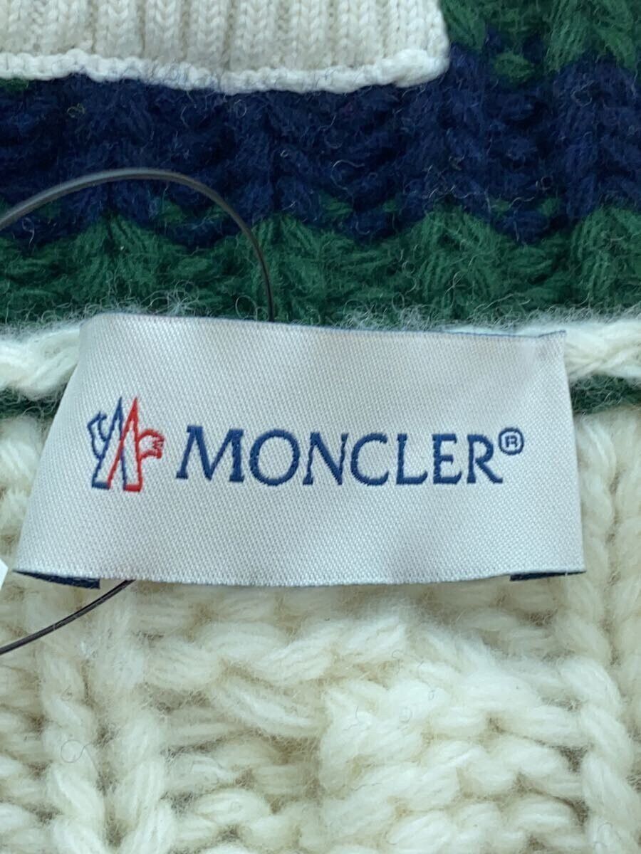 Palm Angels Palm Angels x Moncler Cotton Knit Sweater White Size US L / EU 52-54 / 3 - 3 Thumbnail