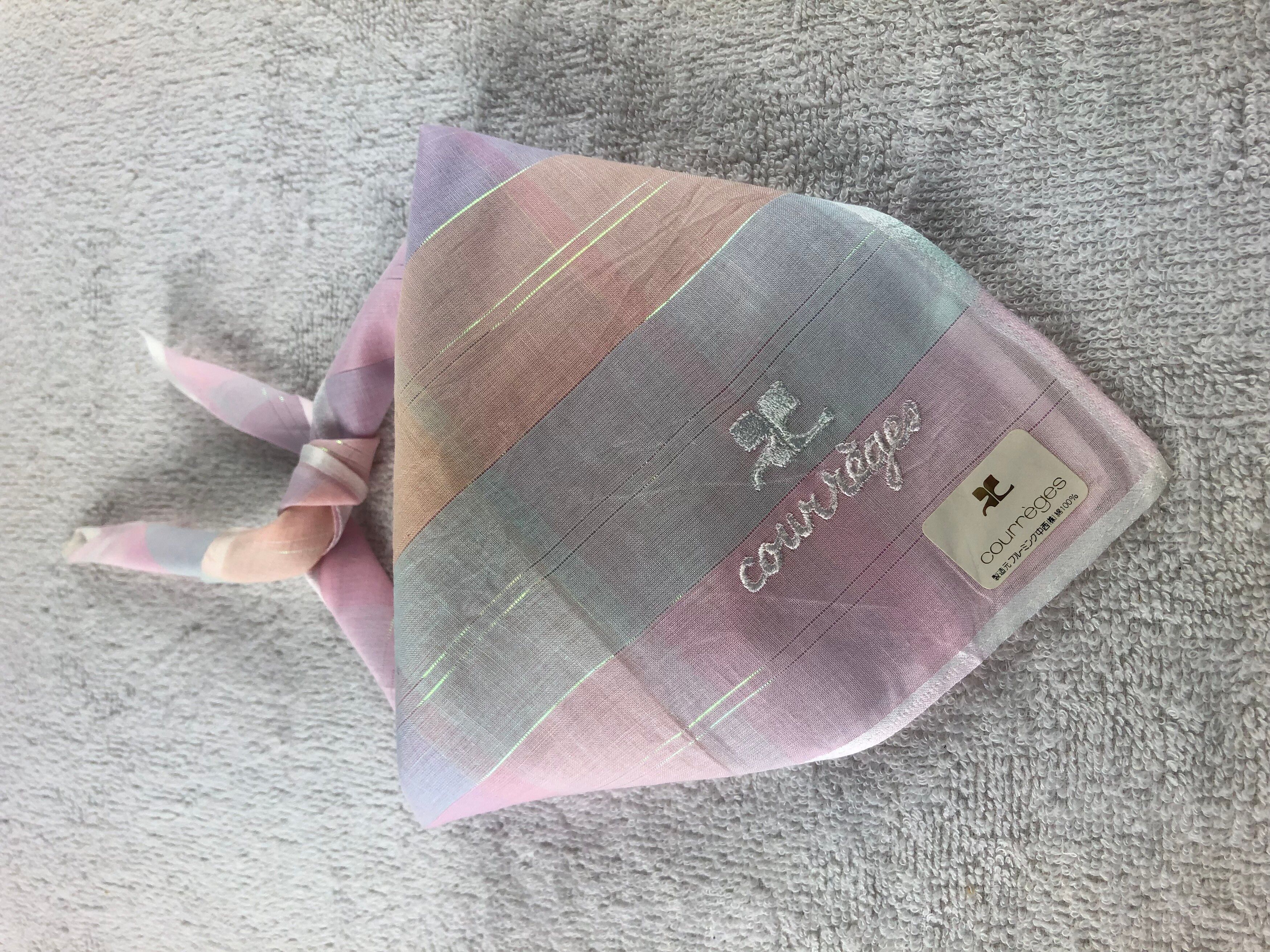 Vintage Courreges Handkerchief / Bandana / Neckerchief Size ONE SIZE - 1 Preview