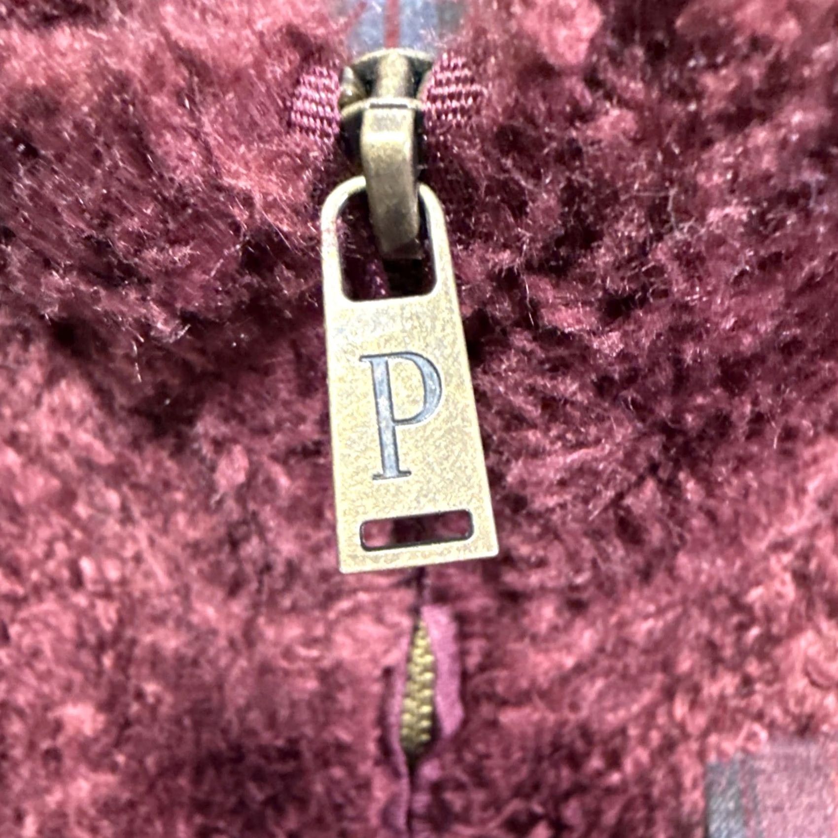 Pendleton Pendleton Jacket Fleece Full Zip Mid-Length Red Burgundy Size S Women Size S / US 4 / IT 40 - 4 Thumbnail