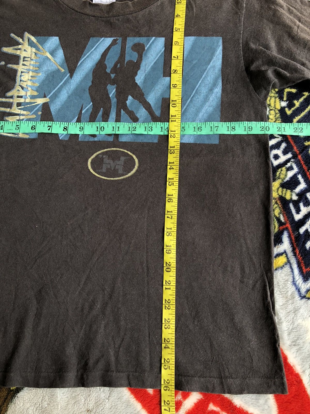 NBA Vintage 90’s Michael Hemings The Landing NBA Shirt Tee Size US M / EU 48-50 / 2 - 7 Thumbnail