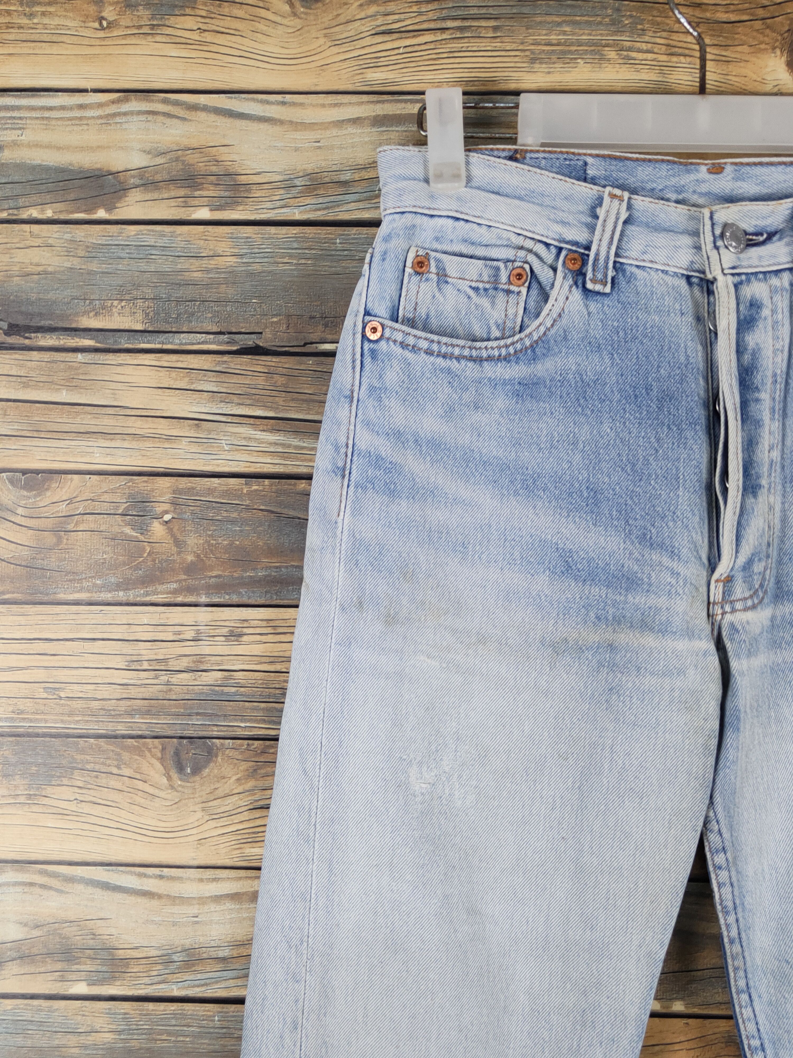Levi's Levi's vintage faded Distressed Ripped denim Jeans #W1304 Size US 29 - 3 Thumbnail