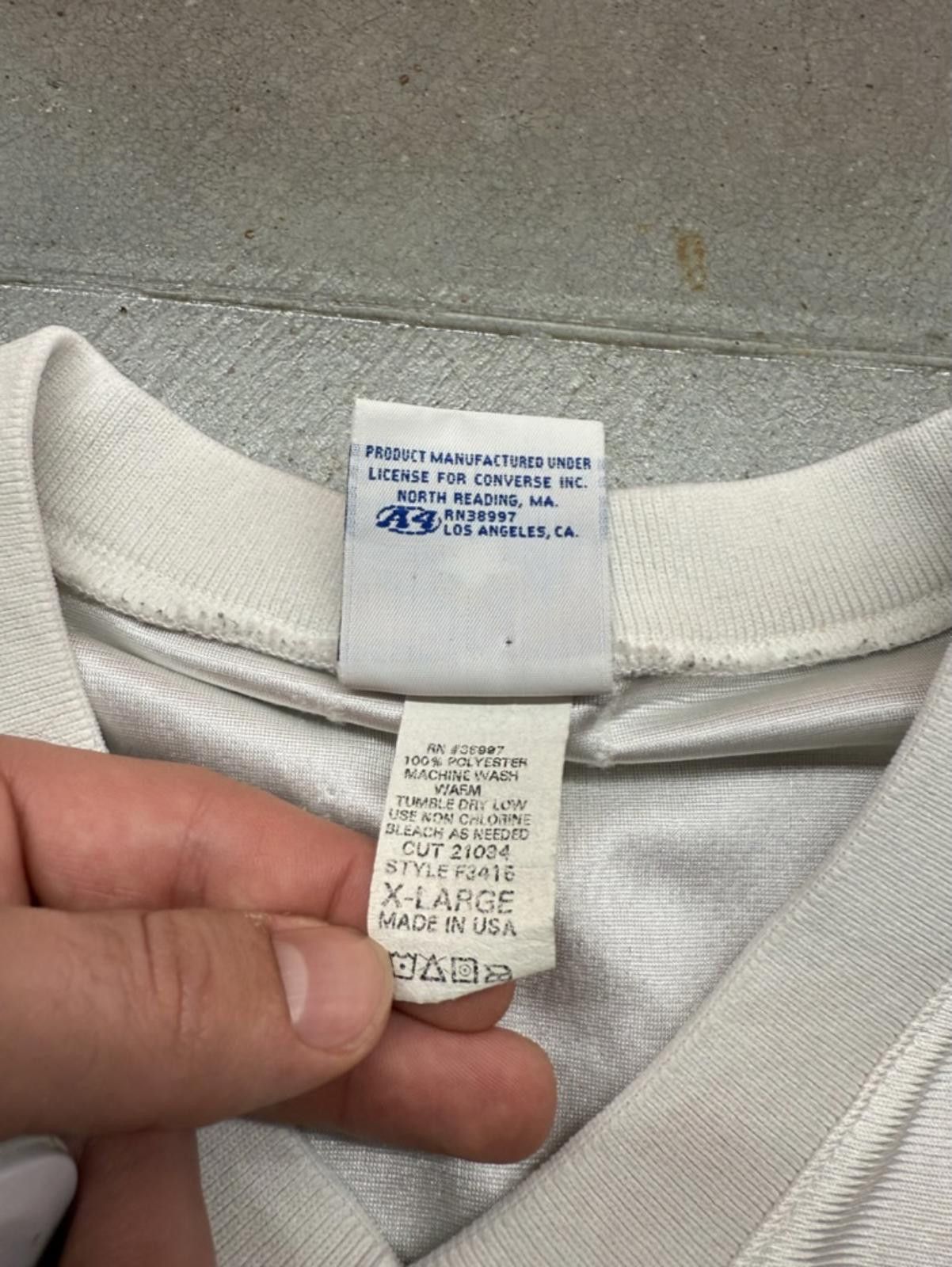 Converse Vintage 90s Converse All Star Jersey Single Stitch Tshirt XL Size US XL / EU 56 / 4 - 6 Thumbnail