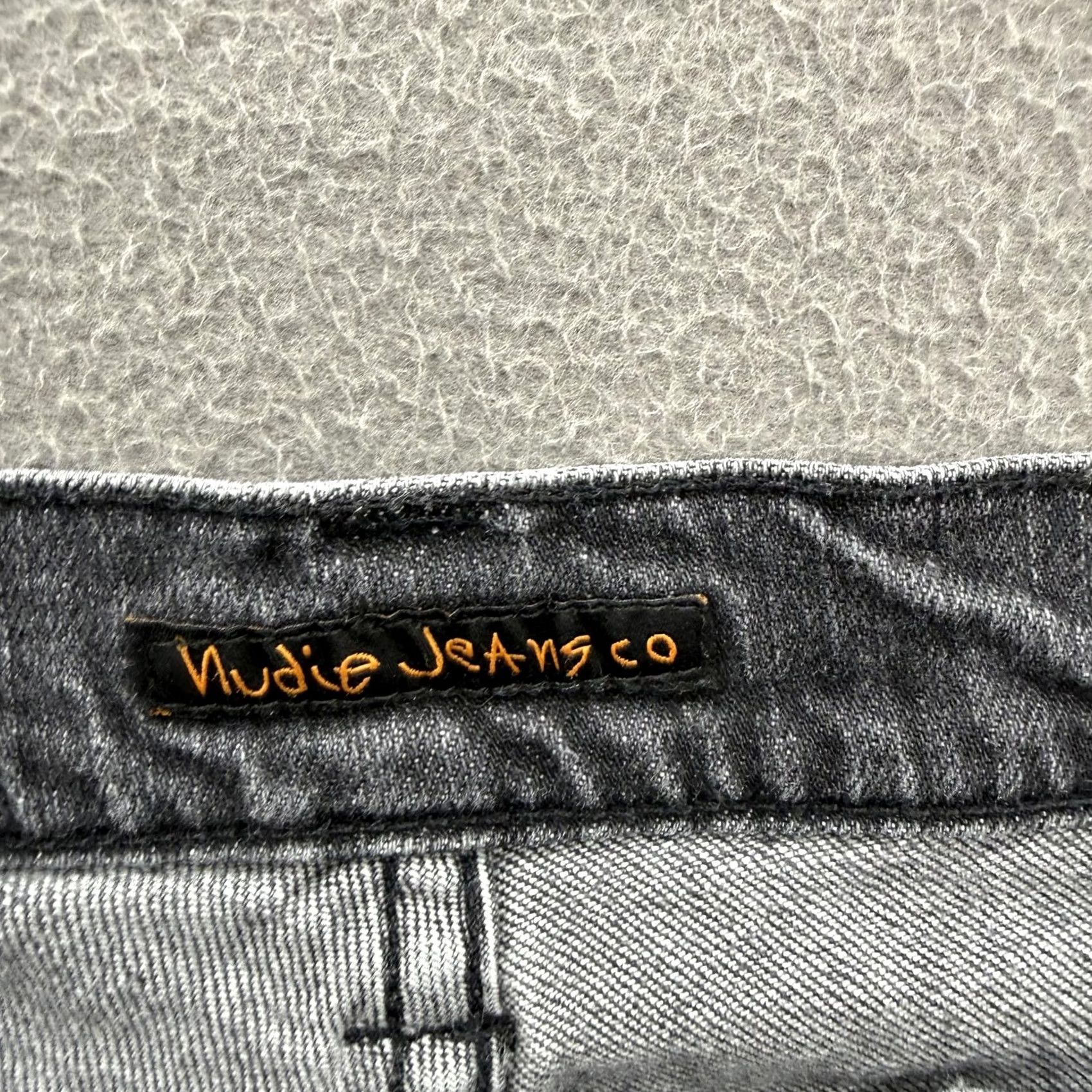 Nudie Jeans Nudie Jeans Co Grim Tim Jeans Mens 33x32 Gray Slim Straight Casual Pants Size US 33 - 4 Thumbnail