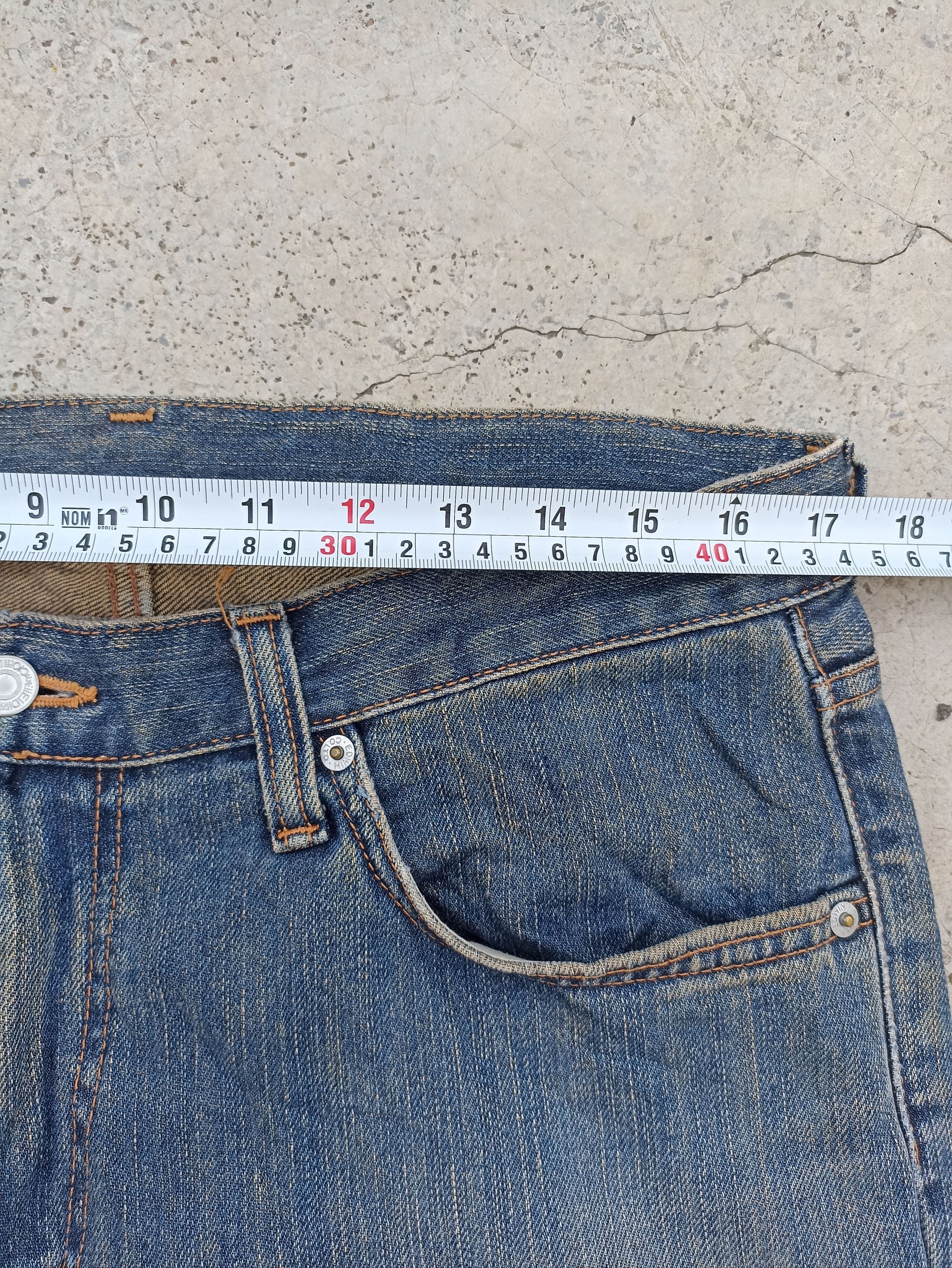 Beauty Beast Vintage Edwin Jeans distressed beauty beast Size US 34 / EU 50 - 9 Thumbnail
