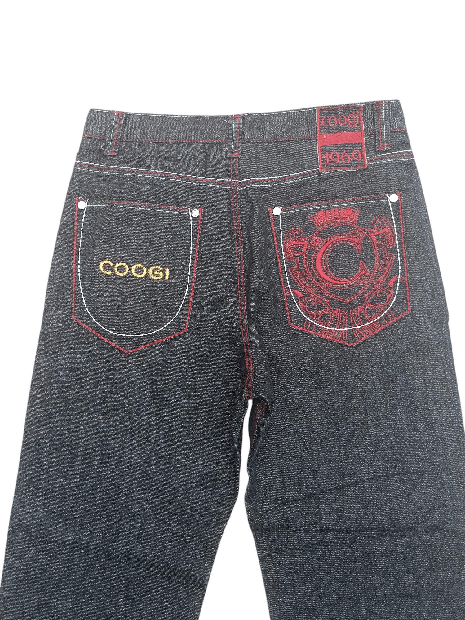Coogi × Vintage STEALS🔥Y2K Coogi 1969 Embroidered Baggy Denim E196 Size US 34 / EU 50 - 1 Thumbnail