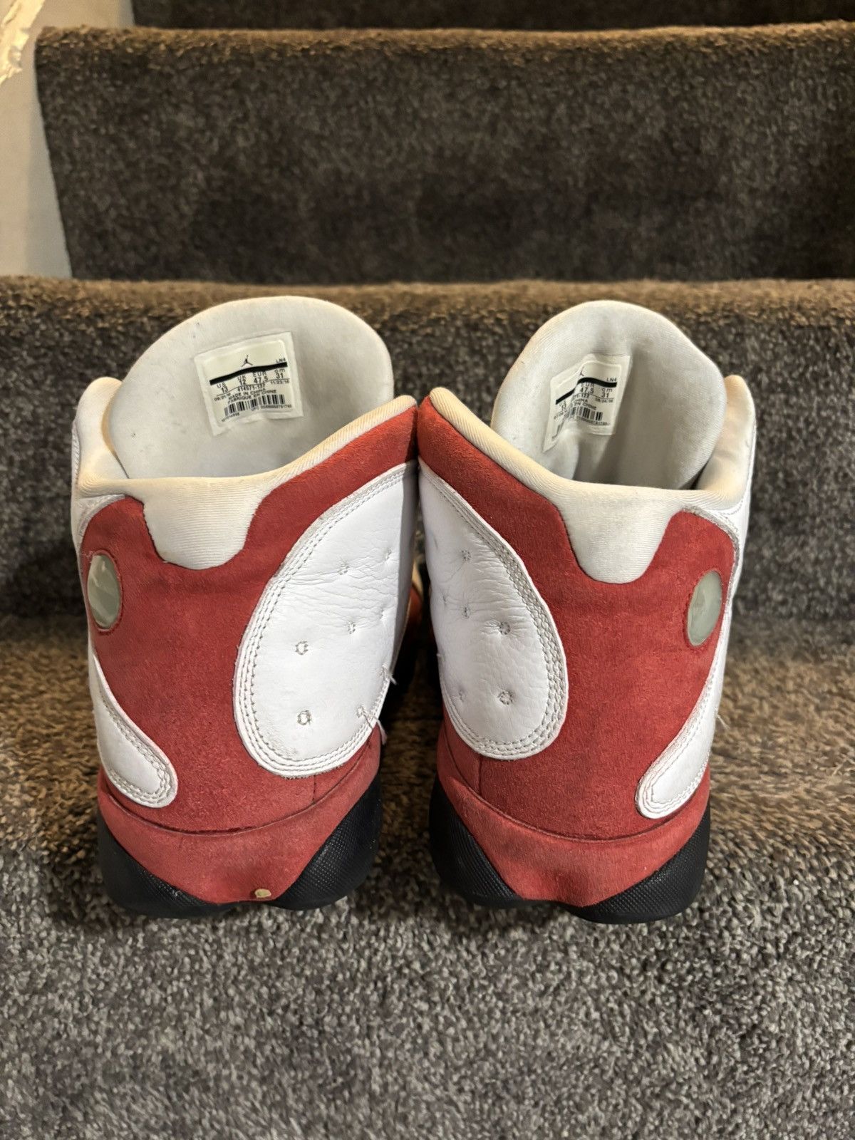 Jordan Brand Nike Air Jordan Retro 13 Chicago White and red Size US 13 / EU 46 - 4 Thumbnail