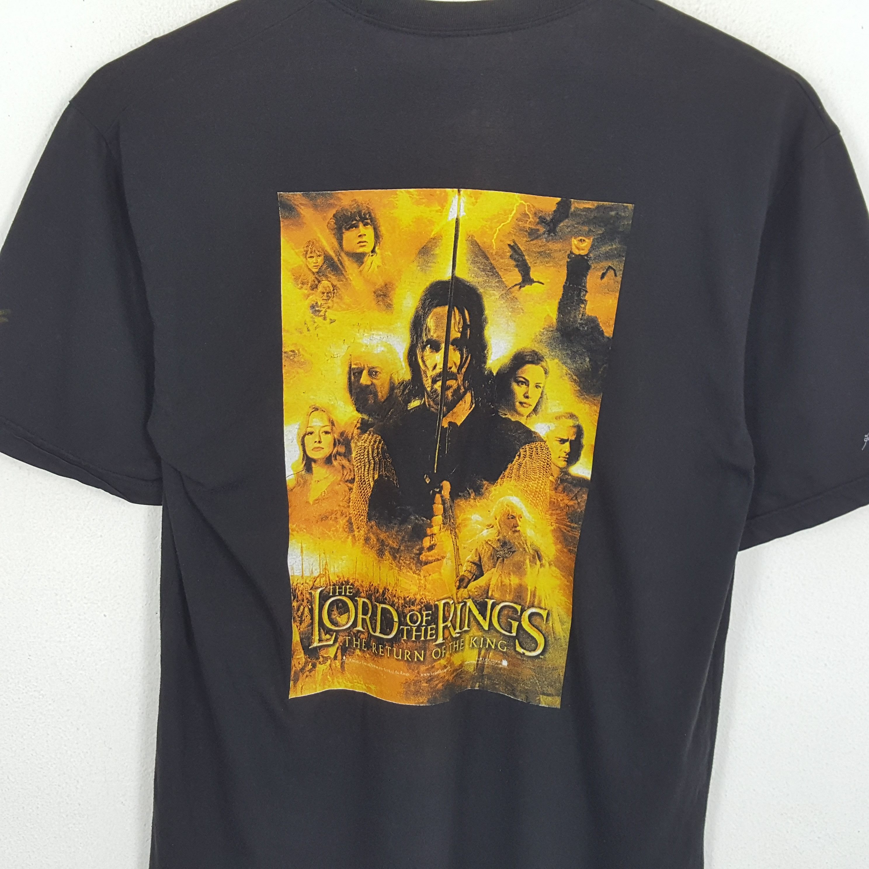 Vintage THE LORD OF THE RINGS Movie Canon Promo Tshirt Size US M / EU 48-50 / 2 - 2 Thumbnail