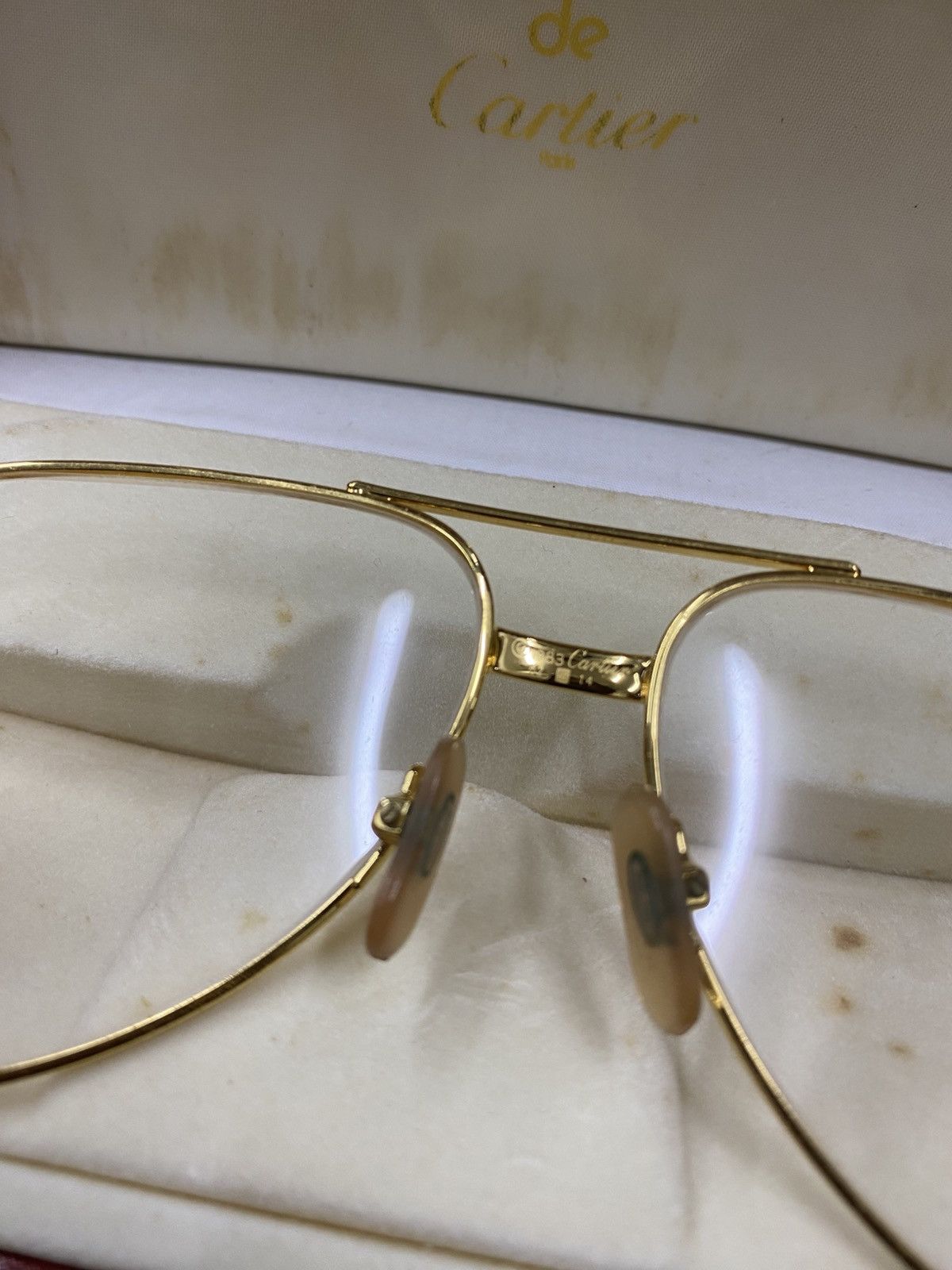 Cartier Very rare Vintage 1983 nos cartier glasses Size ONE SIZE - 5 Thumbnail