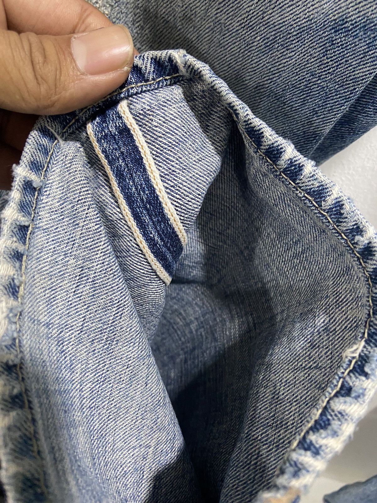 Denime × Japanese Brand Denime distressed selvedge Japan jeans Size US 31 - 6 Thumbnail