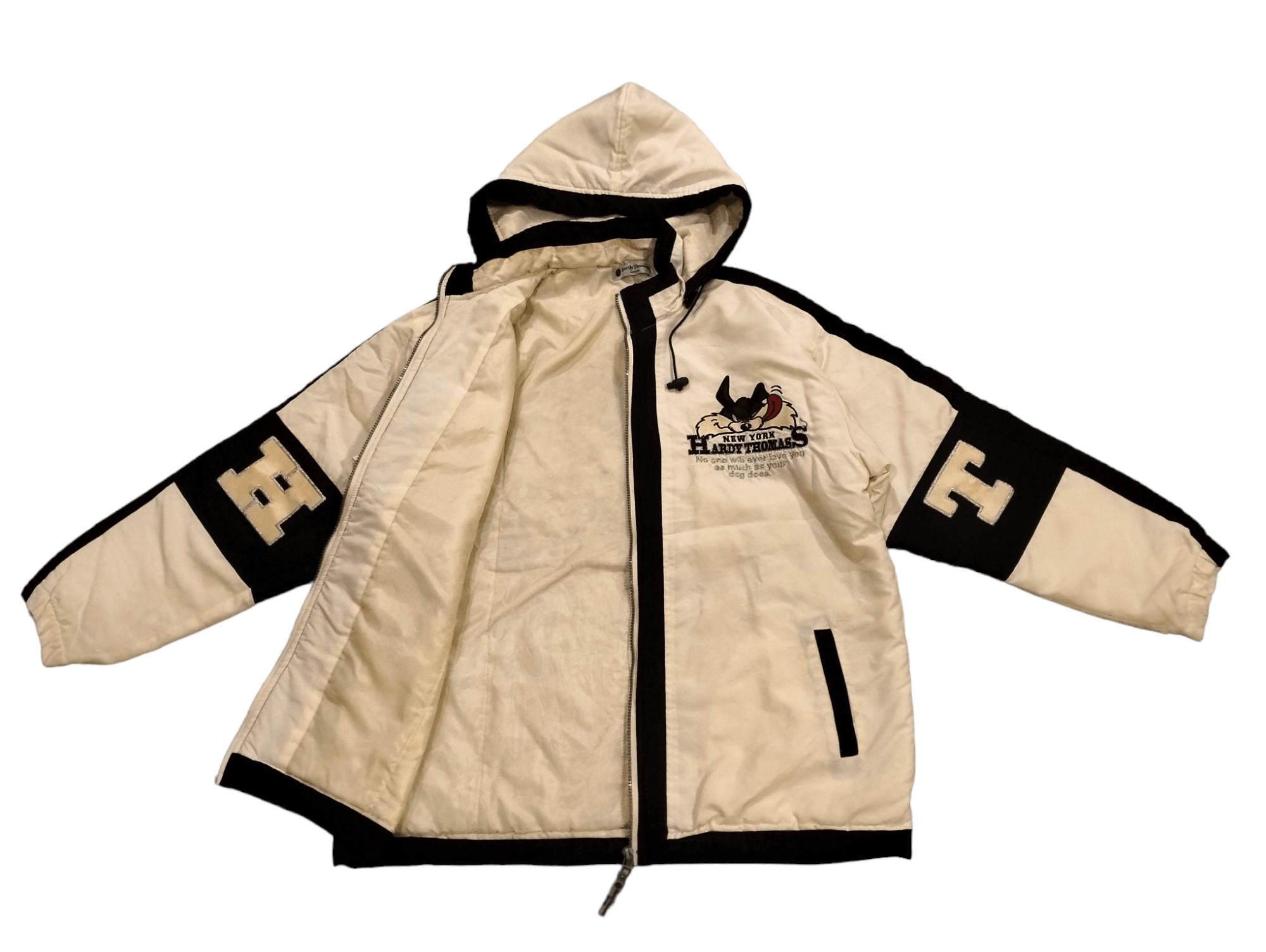 Designer Hardy Thomass Light Puffer Jacket Embroidered Logo Size US L / EU 52-54 / 3 - 3 Thumbnail
