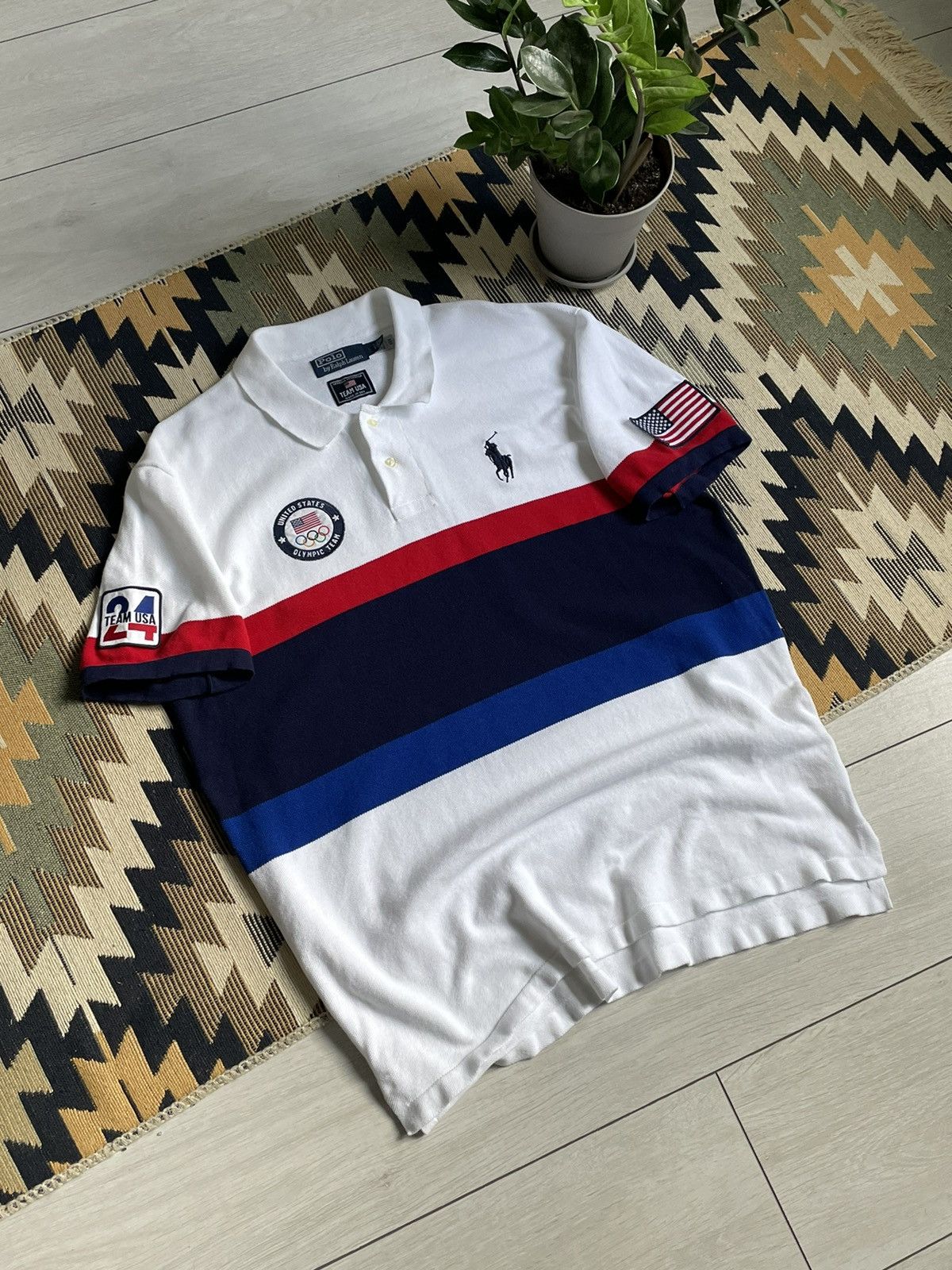 Other Polo Ralph Lauren USA Olympic Chief Kief Y2K T-shirt Size US L / EU 52-54 / 3 - 3 Thumbnail