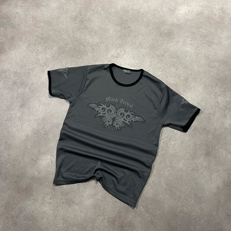 Affliction Vintage Black Tribal T-Shirt Affliction Style Retro Y2K 90s Size US L / EU 52-54 / 3 - 2 Thumbnail