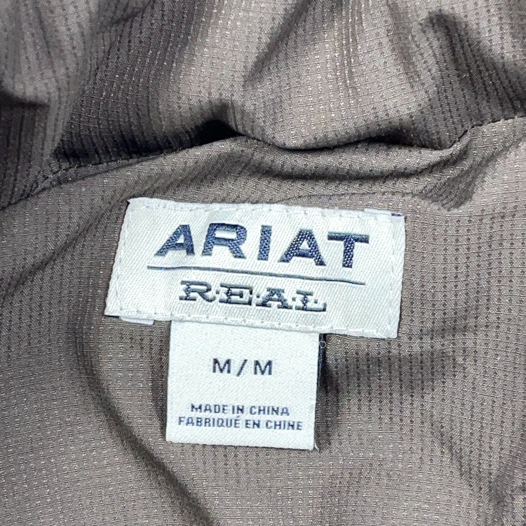Ariat Ariat Puffer Vest Women M Pink Striped Western Aztec Jacket Vest Style, Zip, Quilted, Logo, Mid-Length, Sleeveless, Polyester Size M / US 6-8 / IT 42-44 - 3 Thumbnail