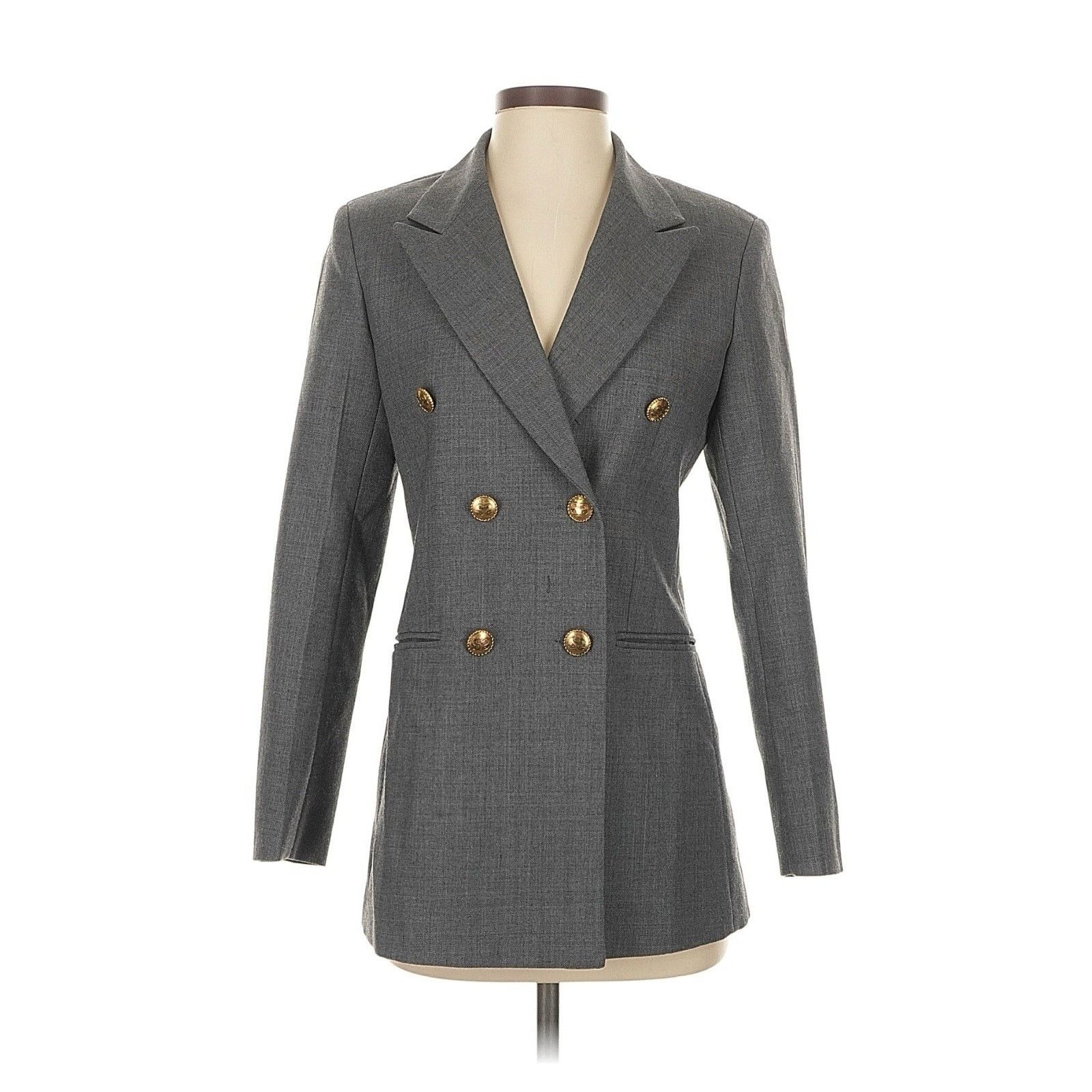 Sandro Sandro Ambrose Double Breasted Buttons Blazer Jacket 36 US 4 Size S / US 4 / IT 40 - 1 Thumbnail