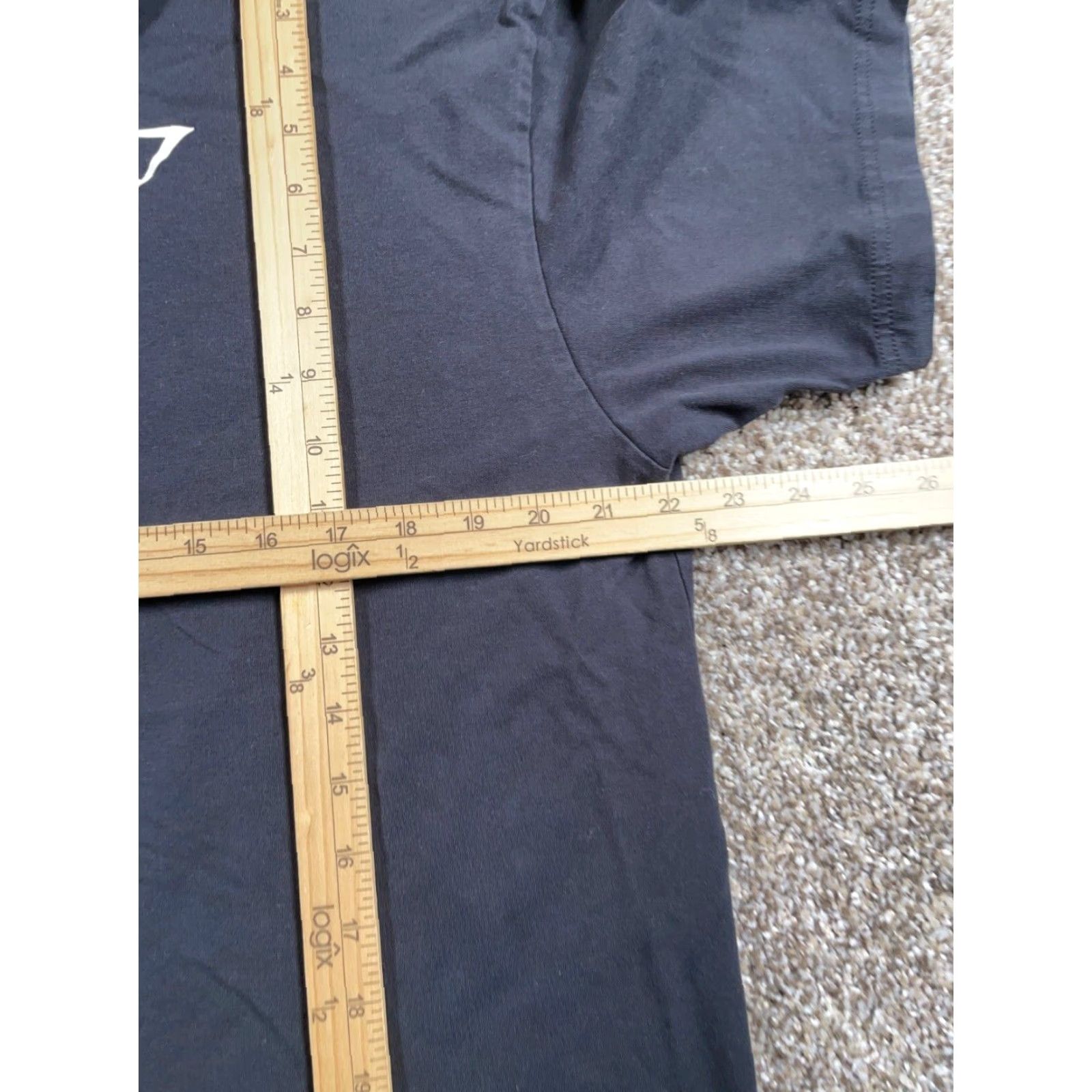 Gymshark Gymshark T-Shirt Adult Large Black Logo Cotton Blend Activewear Mens Size US L / EU 52-54 / 3 - 7 Thumbnail