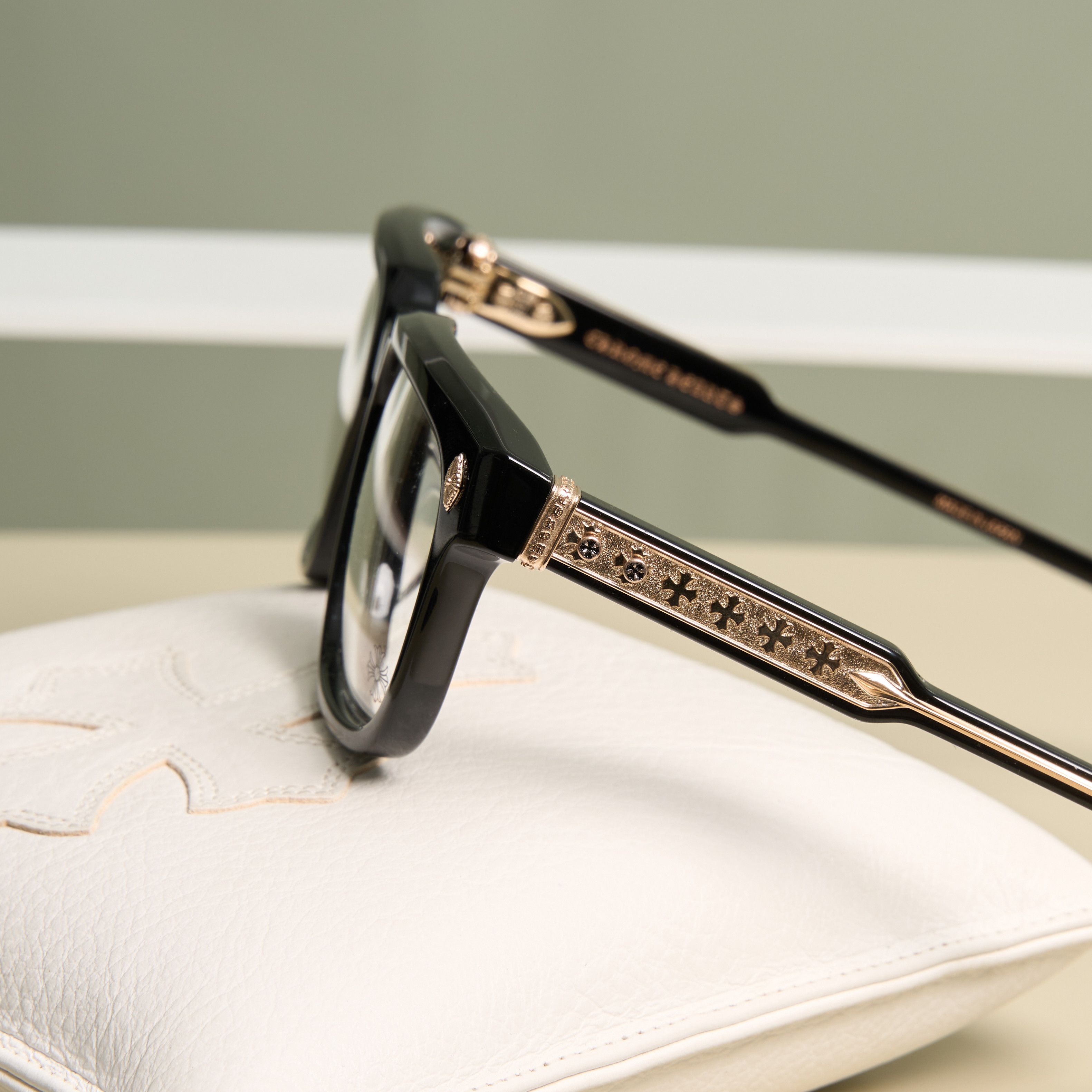 LOVECHROME® Chrome Hearts CHROME HEARTS Ambidixtrous Black-18KGP | Grailed