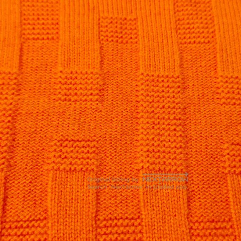Hermes Hermes Orange Full H Woolen Sweater Size XS / US 0-2 / IT 36-38 - 7 Thumbnail