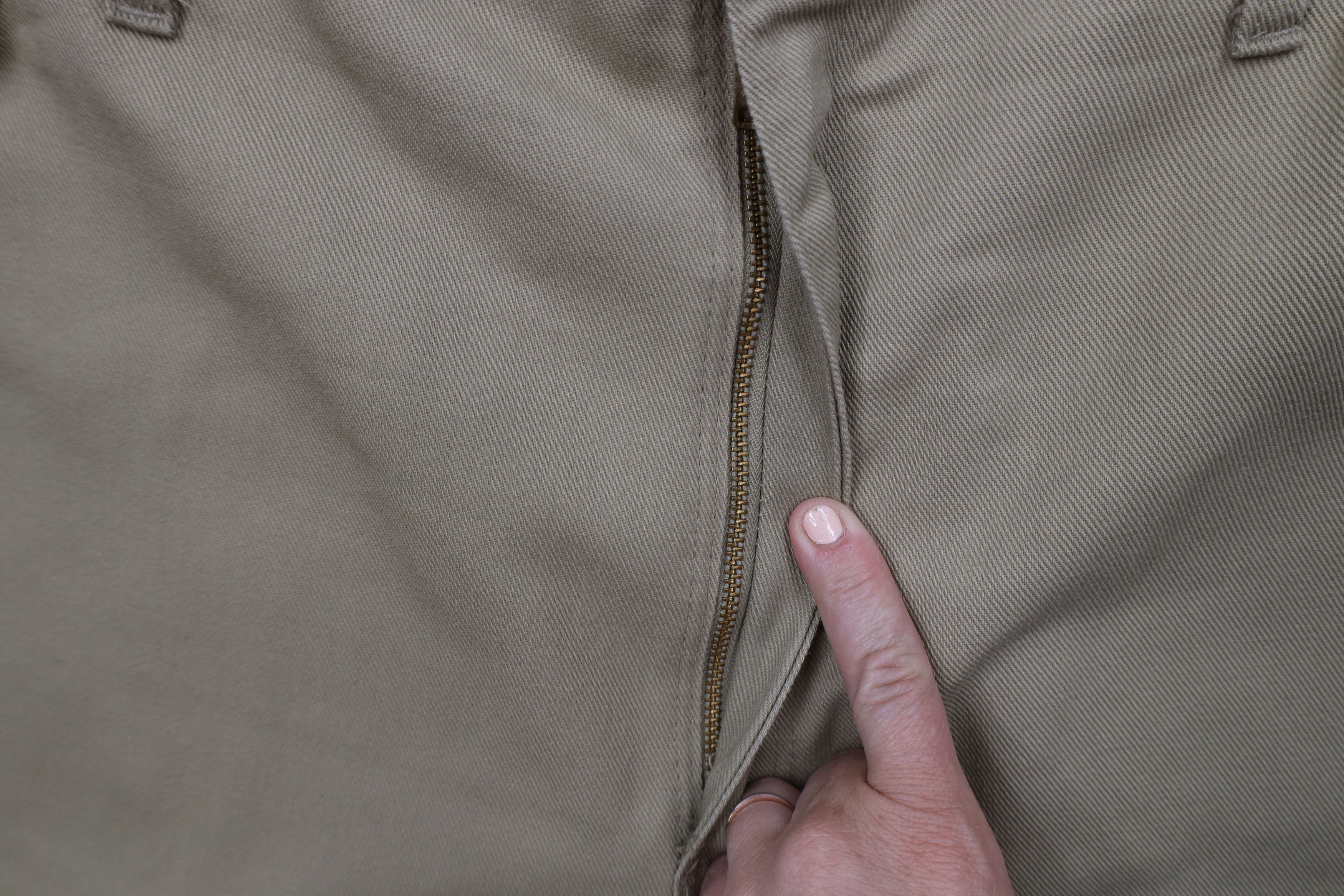 Dickies × Vintage Vintage 70s Dickies Workwear Wide Leg Pants Beige USA Size US 38 / EU 54 - 6 Thumbnail