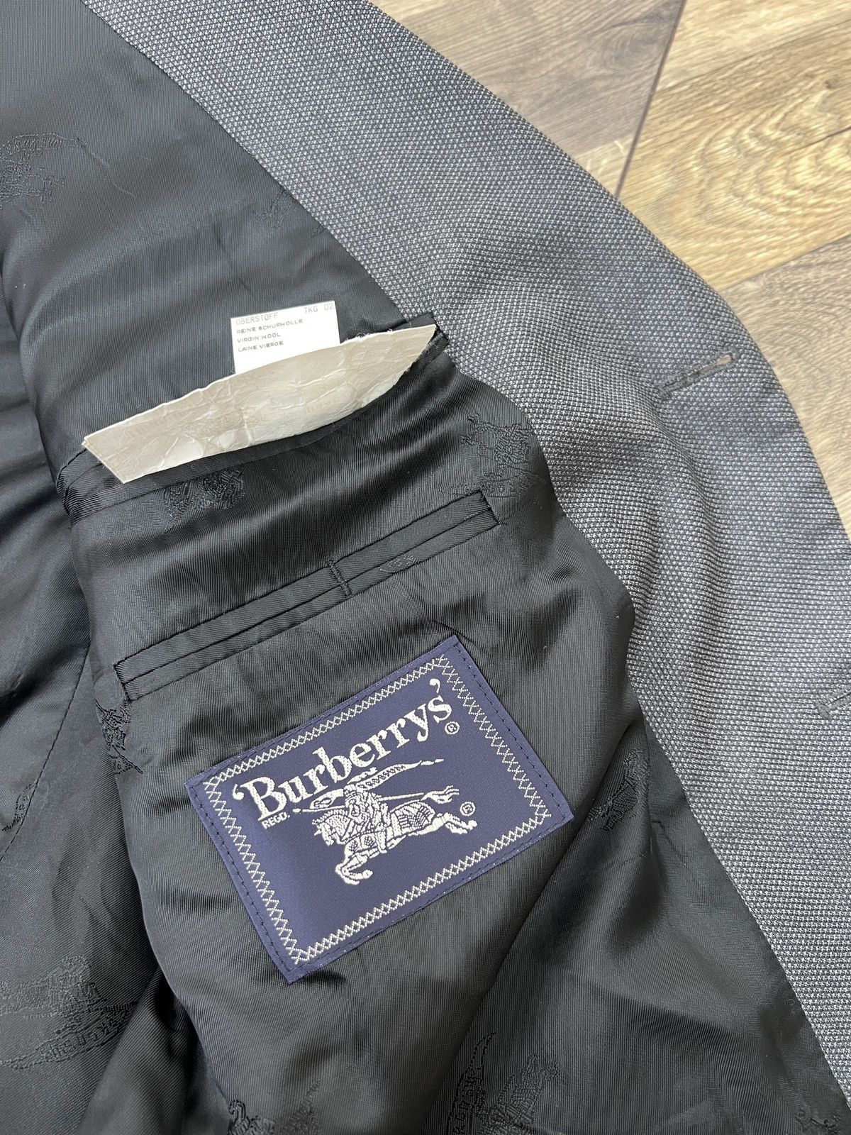 Burberry × Designer × Vintage Vintage Burberry Old Money Style Blazer Size US L / EU 52-54 / 3 - 12 Thumbnail