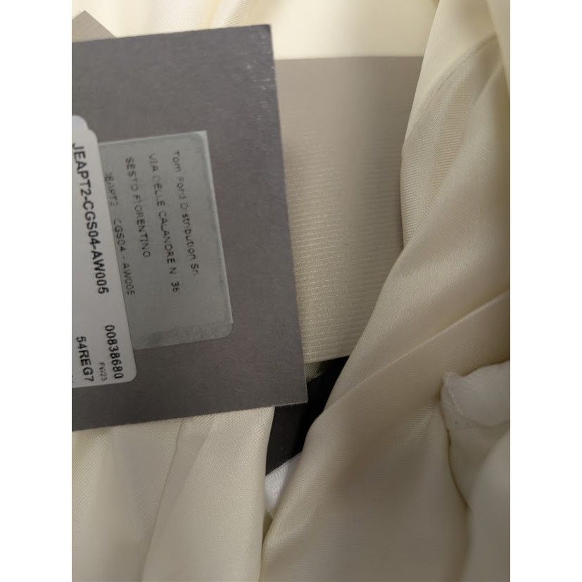 Tom Ford o1rshd1 Blazer Jacket in White Size US L / EU 52-54 / 3 - 22 Thumbnail