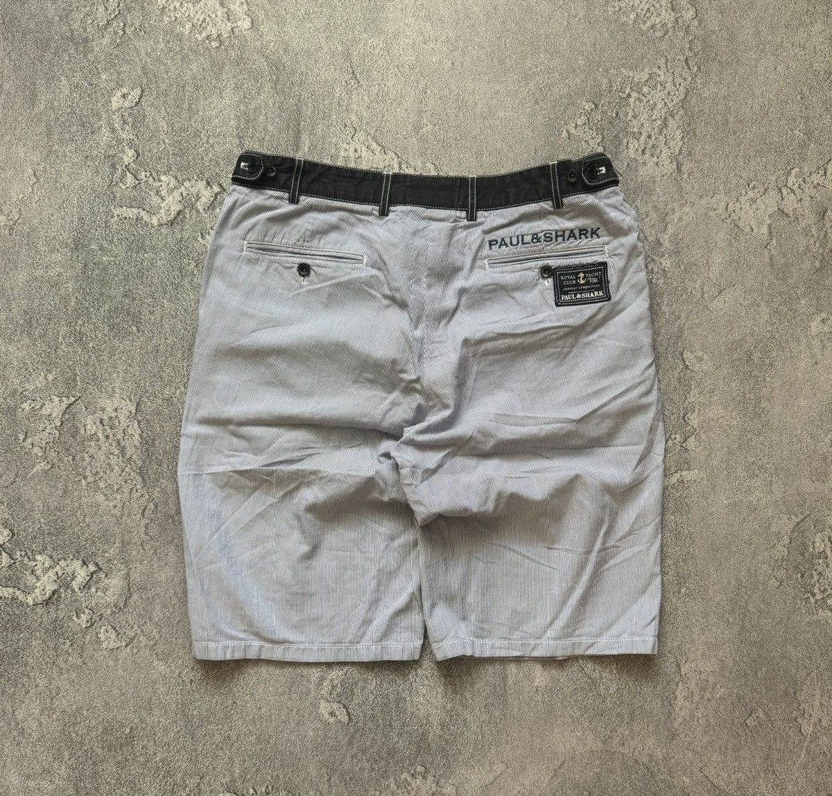 Designer × Paul & Shark Paul & shark yachting 🦈 I52 USA36 striped shorts 🩳 casual Size US 36 / EU 52 - 4 Thumbnail
