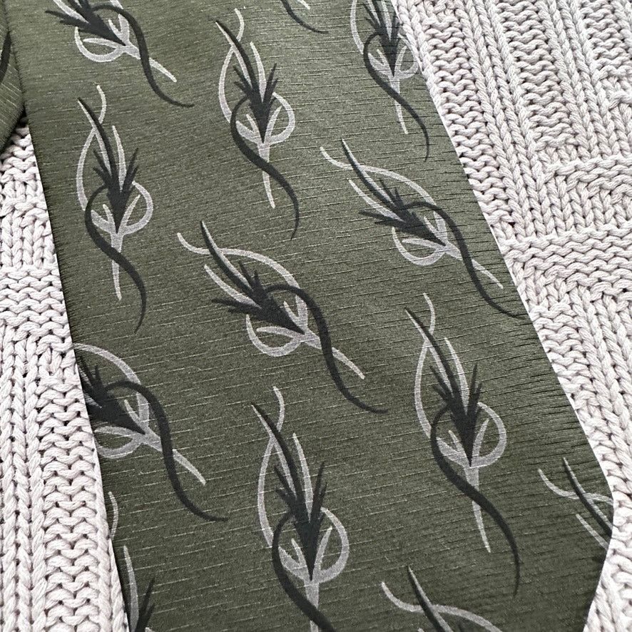 Armani Collezioni Vintage Giorgio Armani green silk tie Size ONE SIZE - 2 Thumbnail