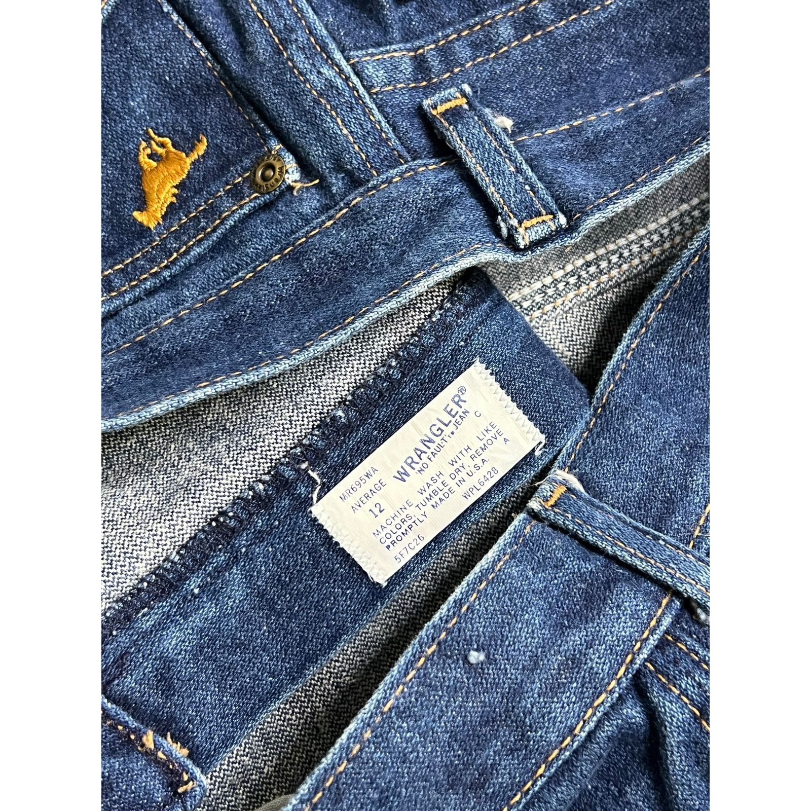 Wrangler Vintage 90s Wrangler High Waist Jeans Womens Size 12 Western Size 34" / US 12 / IT 48 - 3 Thumbnail