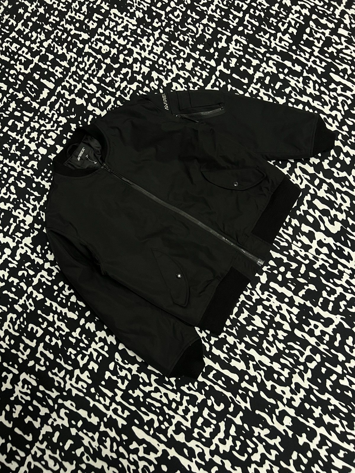 Avirex Avirex MA-1 Flight Jacket Black Size US XL / EU 56 / 4 - 4 Thumbnail