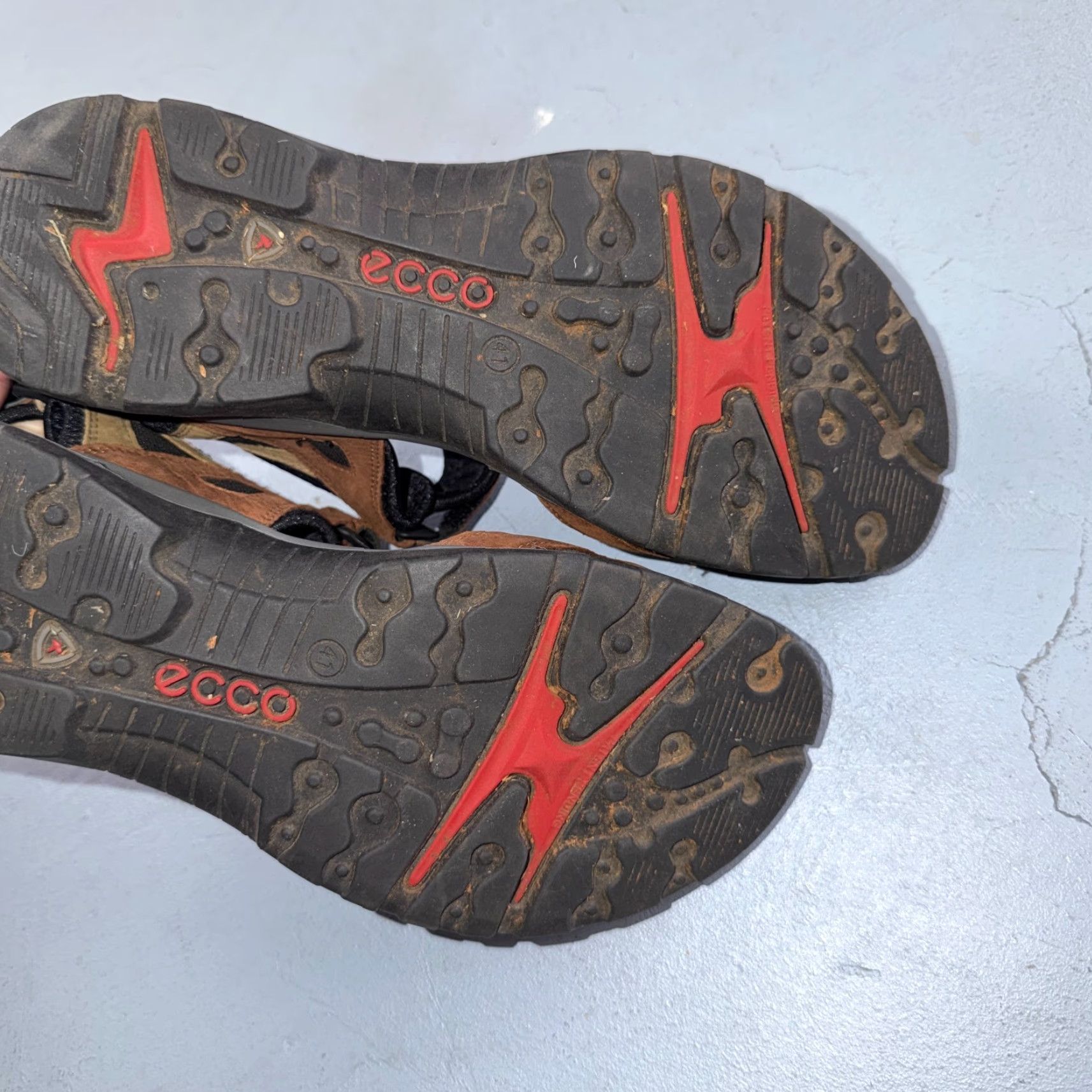 Ecco ECCO Off Road Receptor 2 Strap Sandal Men 41 Black Tan Size ONE SIZE - 5 Thumbnail