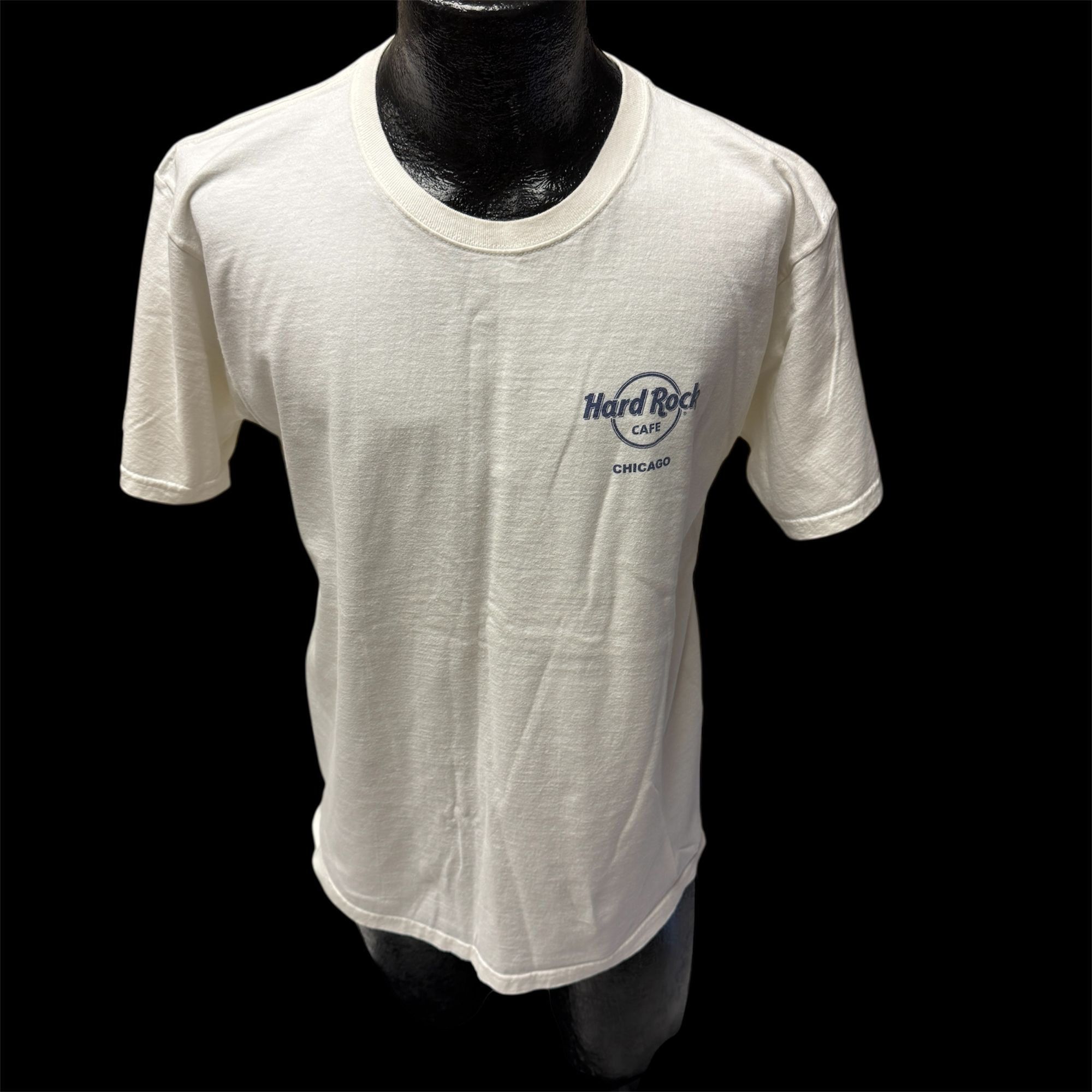 Hard Rock Cafe HARD ROCK Cafe CHICAGO CLUB GUITAR PLAYER Musician T Shirt Size US XL / EU 56 / 4 - 2 Thumbnail