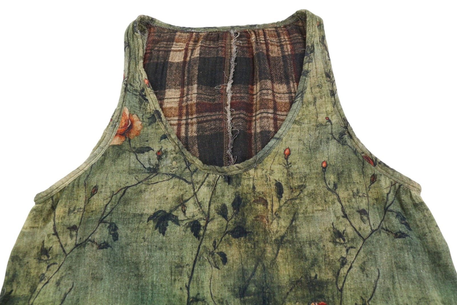 R13 REVERSIBLE TANK M Sleeveless Relaxed Midi PF25 86556 Size M / US 6-8 / IT 42-44 - 6 Thumbnail