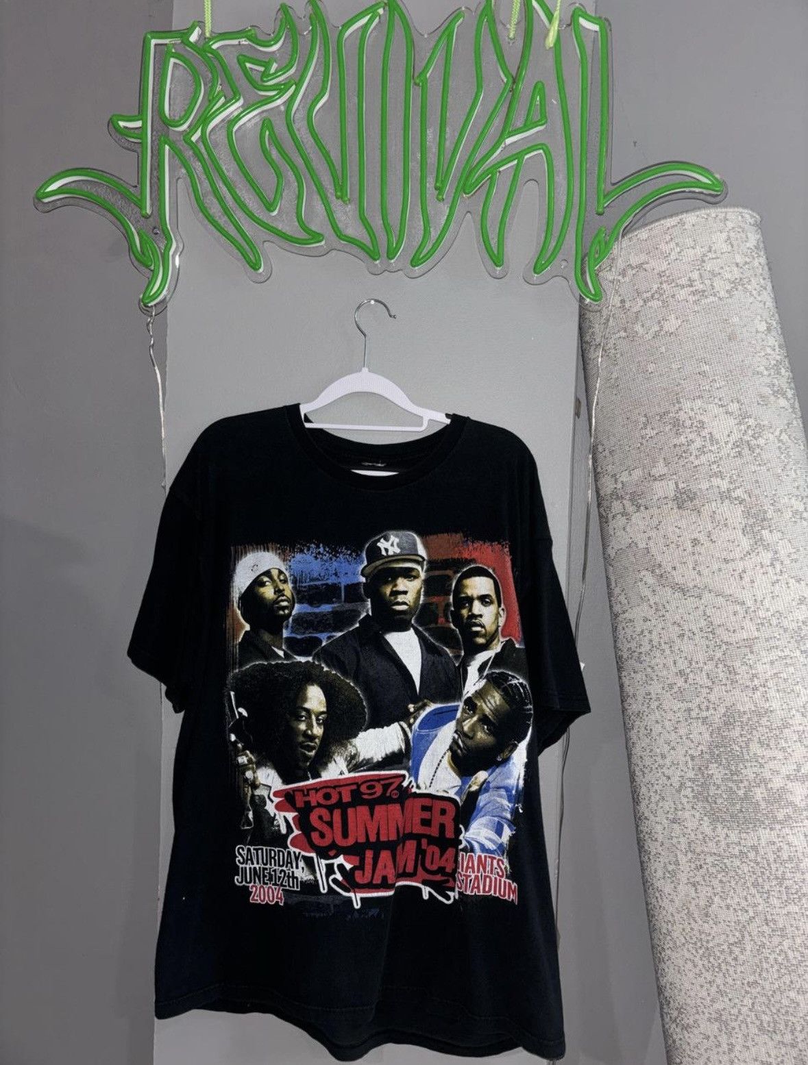 Vintage 2004 hot 97 summer jam rap tee 50 cent Juelz Santana g-uint Size US XL / EU 56 / 4 - 3 Thumbnail