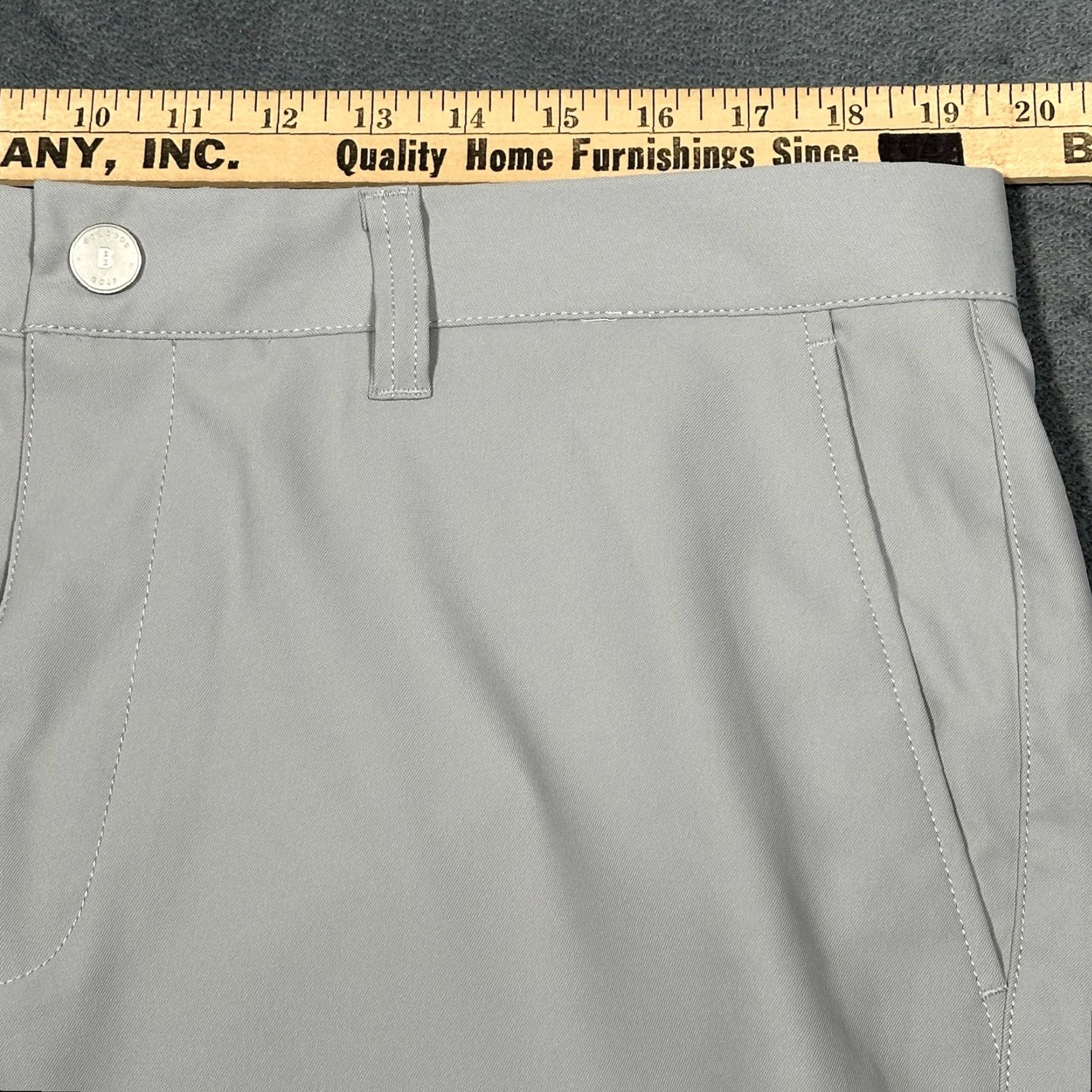 Bonobos Bonobos Golf Pants Mens 38x30 Gray Athletic Fit Performance Stretch Polyester Size US 38 / EU 54 - 7 Thumbnail