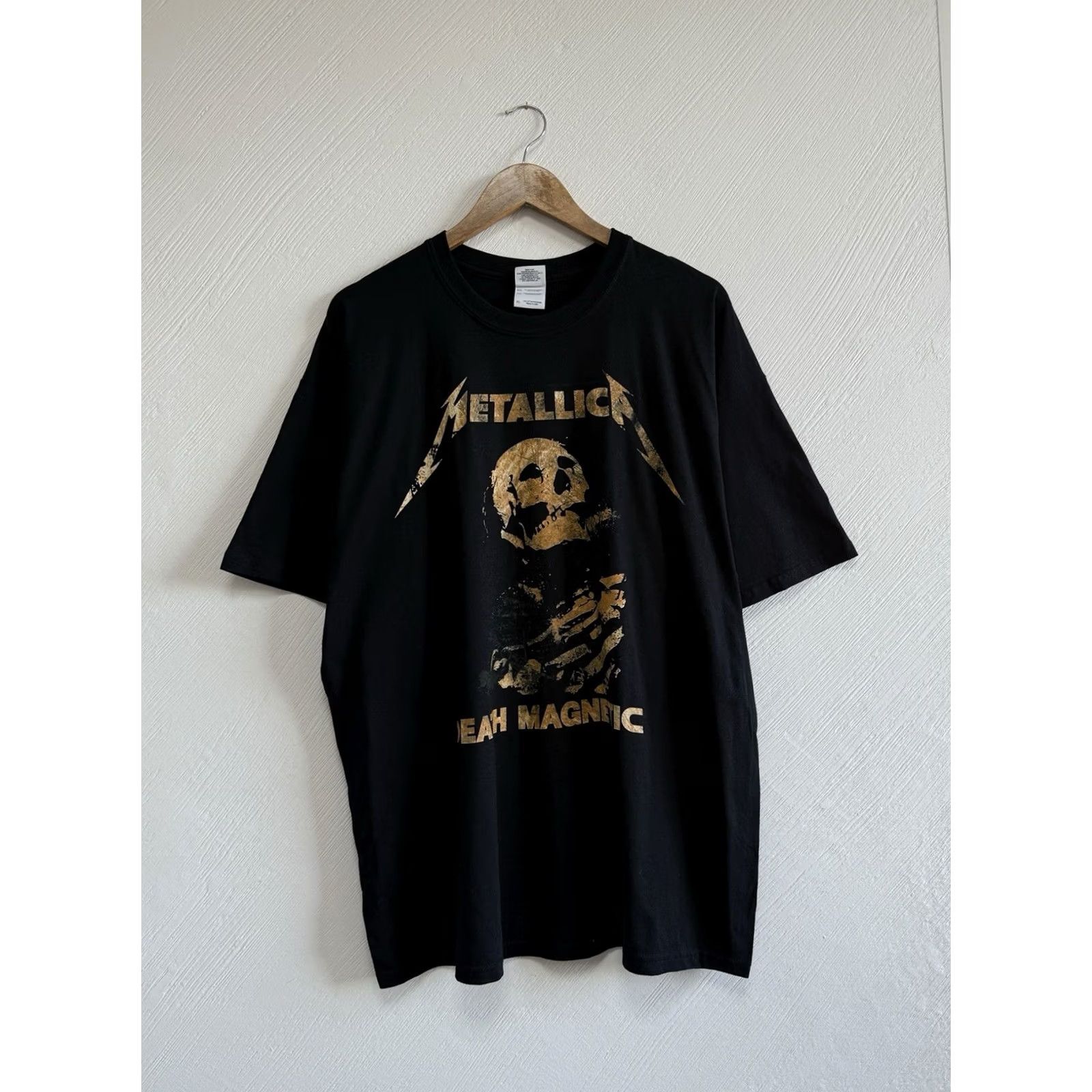 Vintage METALLICA DEATH MAGNETIC 2009 BAND TEES ROCK SHIRT T-SHIRT BLACK COTON SIZE XL Size US XL / EU 56 / 4 - 2 Thumbnail