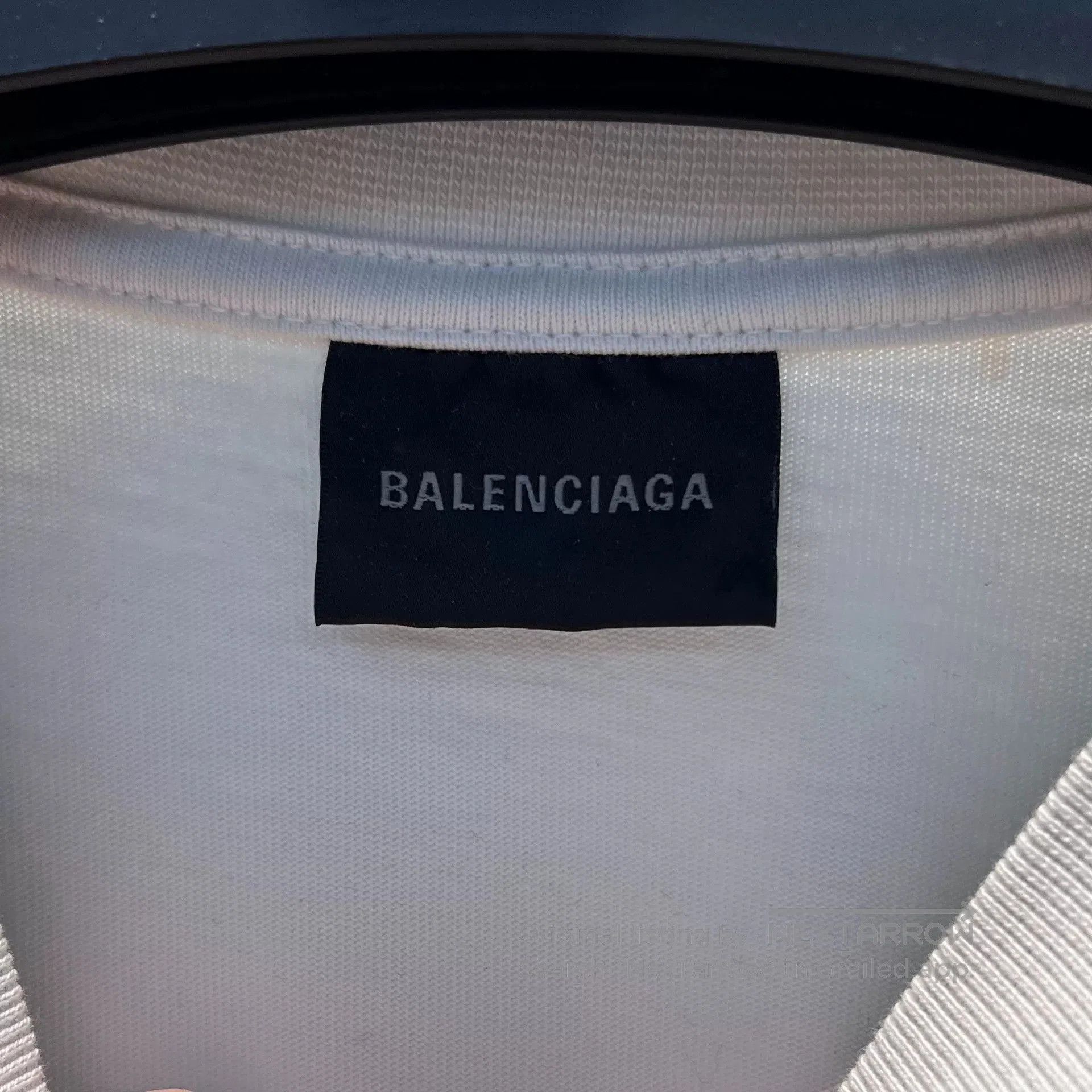 DEFEND PARIS balenciaga white logo short sleeve t. Size US XS / EU 42 / 0 - 4 Thumbnail
