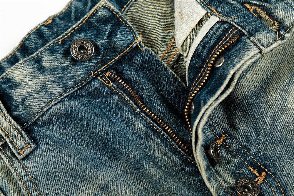 Vintage Men's Heavy-Wash Gradient Denim Jeans Size US 32 / EU 48 - 5 Thumbnail