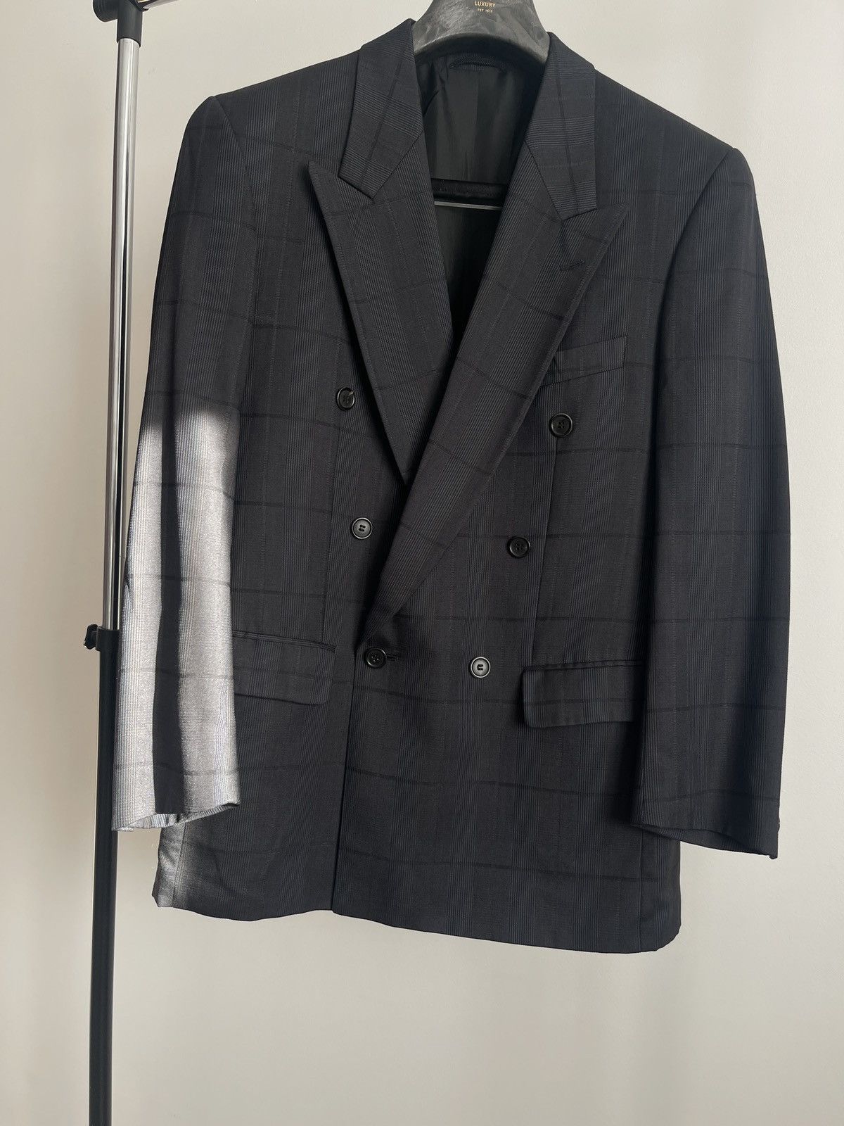 Cerruti 1881 Vintage double-breasted blazer jacket cerruti 1881 black Size 40R - 2 Thumbnail