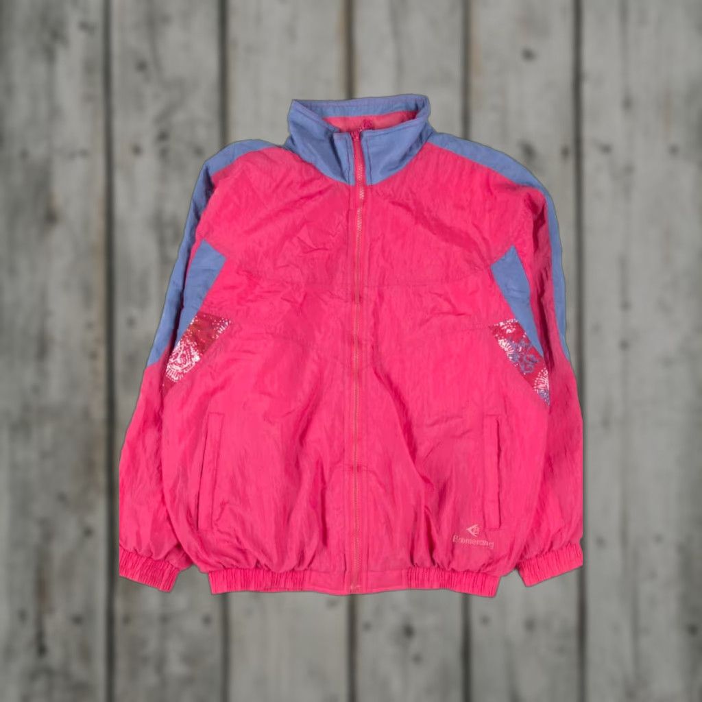 Vintage VINTAGE 90s Jacket Boomerang Nylon Polyester Cotton Small 40 22x24 Mens Womens Boys Girls Size US S / EU 44-46 / 1 - 1 Thumbnail