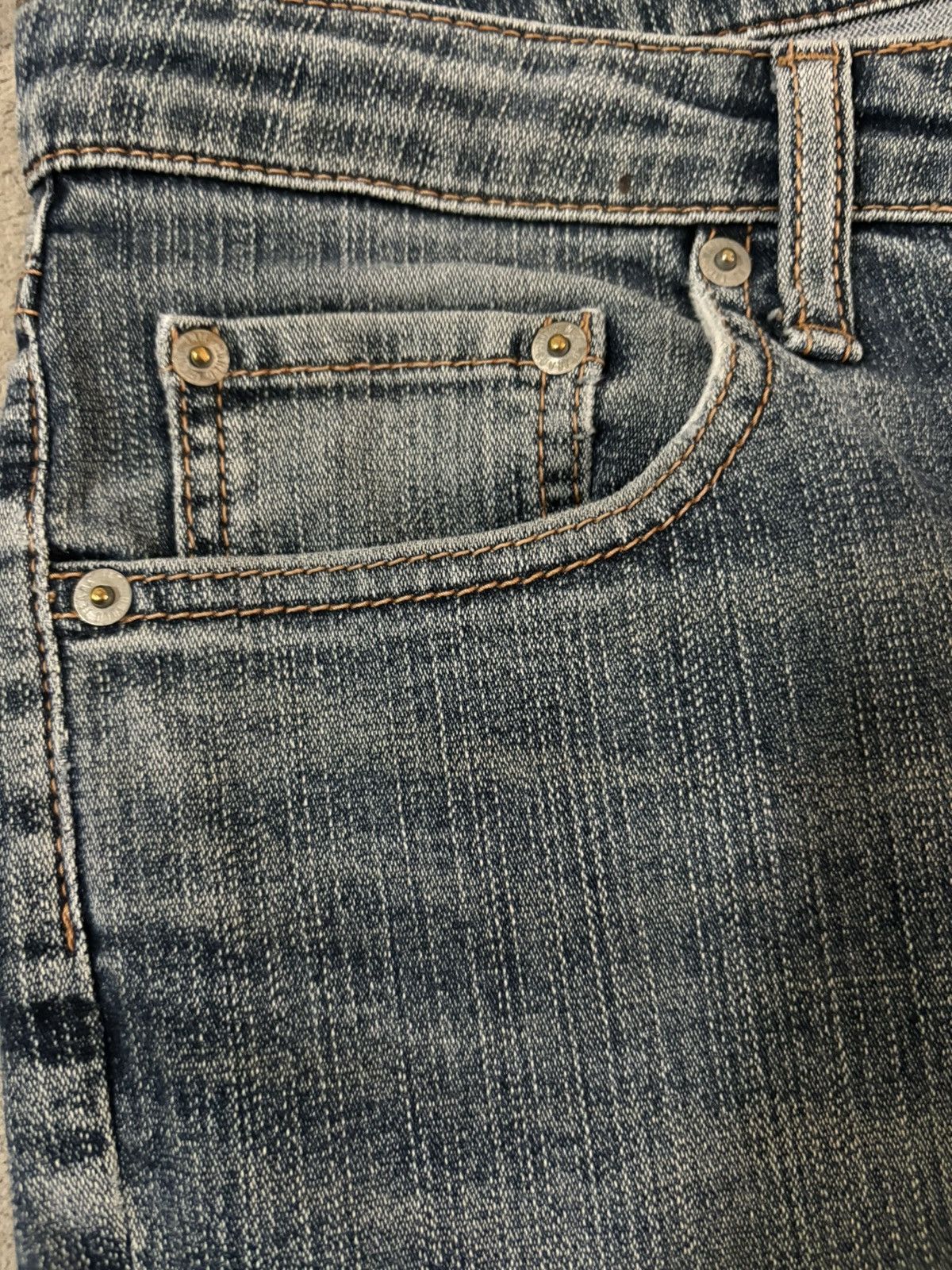 Japanese Brand Vintage Japanese Brand Mud Washed Loose Fit Distressed Jeans Size US 32 / EU 48 - 5 Thumbnail
