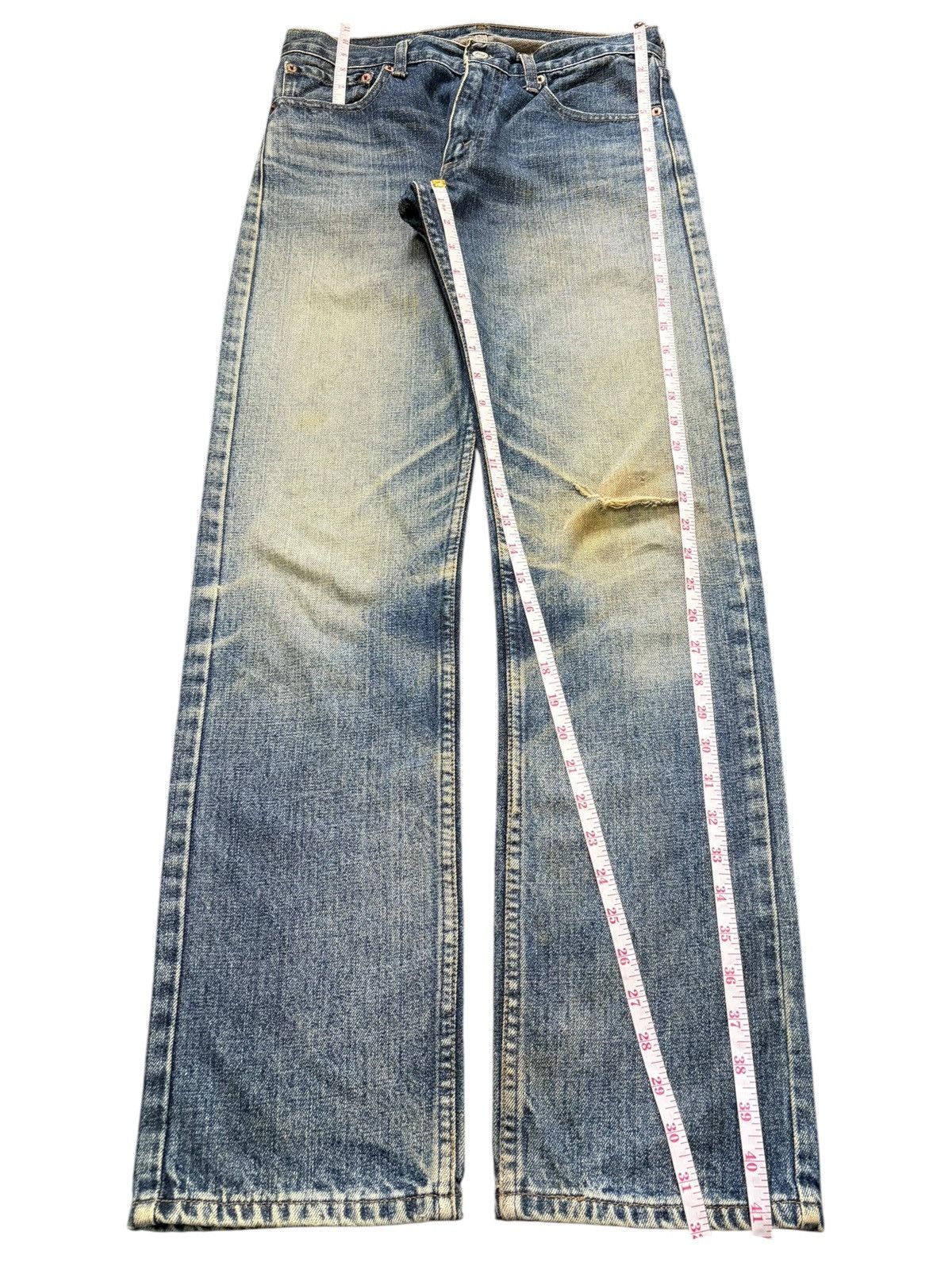 Levi's Vintage 90s Levis 532 Mud Wash Distressed Jeans Size US 30 / EU 46 - 7 Thumbnail