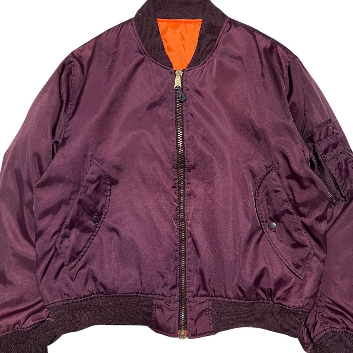 Japanese Brand 🔥 Vintage Landing Gear Turkey Bear Ma-1 Bomber Jacket Size US M / EU 48-50 / 2 - 4 Thumbnail