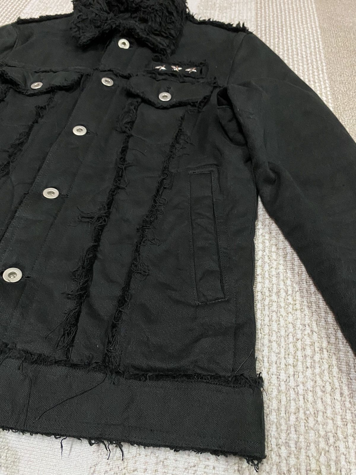 If Six Was Nine × Japanese Brand × Le Grande Bleu (L.G.B.) Japanese Brand Rupert Furry Denim Jacket Size US L / EU 52-54 / 3 - 4 Thumbnail