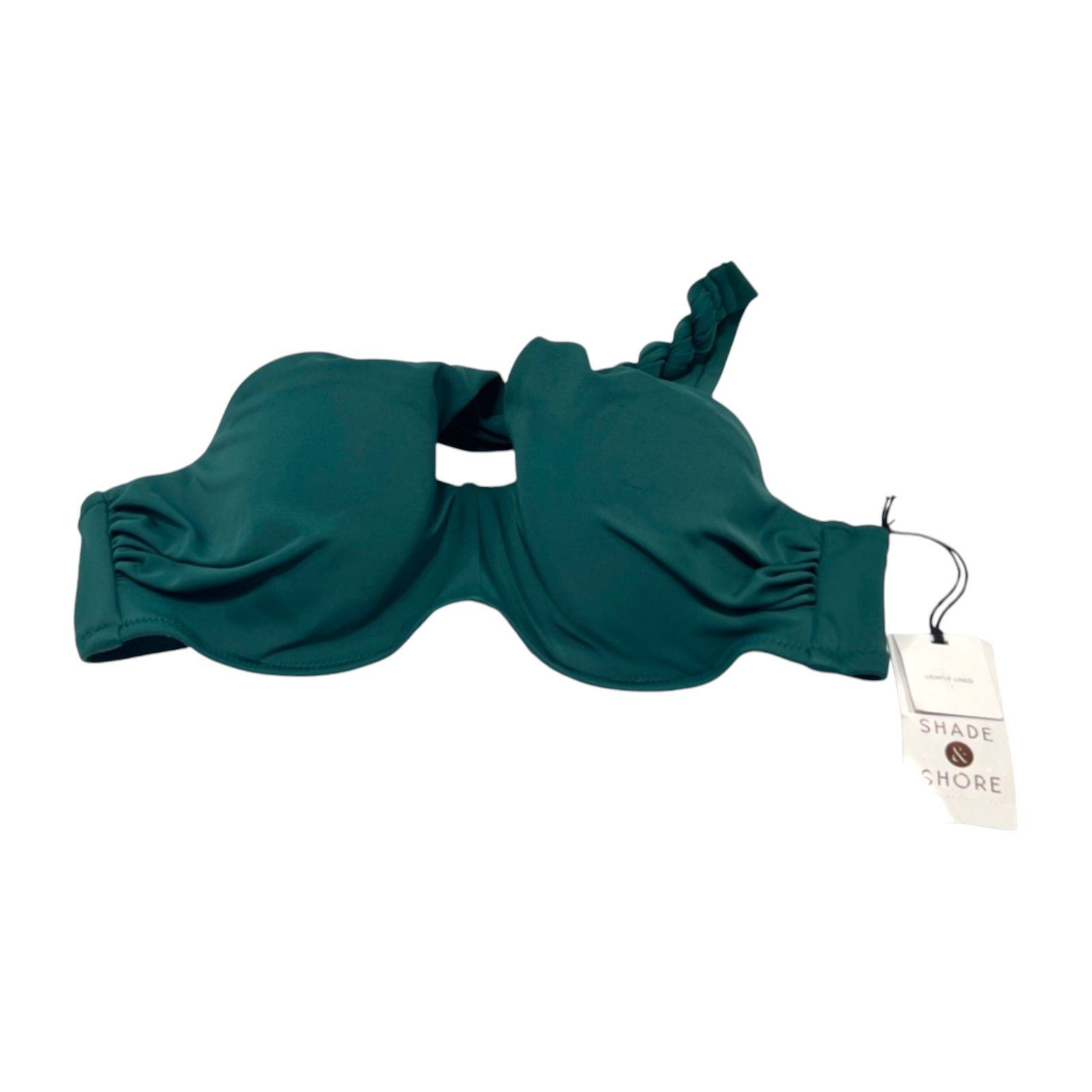 Other Shade & Shore - Women's Lightly Lined Twist One Shoulder Bik Size ONE SIZE - 2 Thumbnail